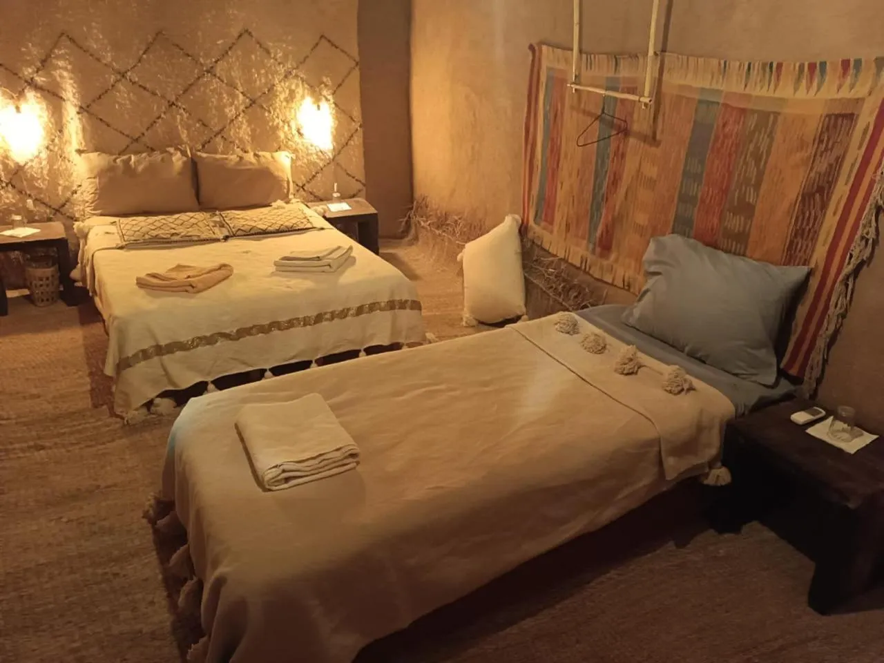 Bed in Kasbah Oulad Othmane