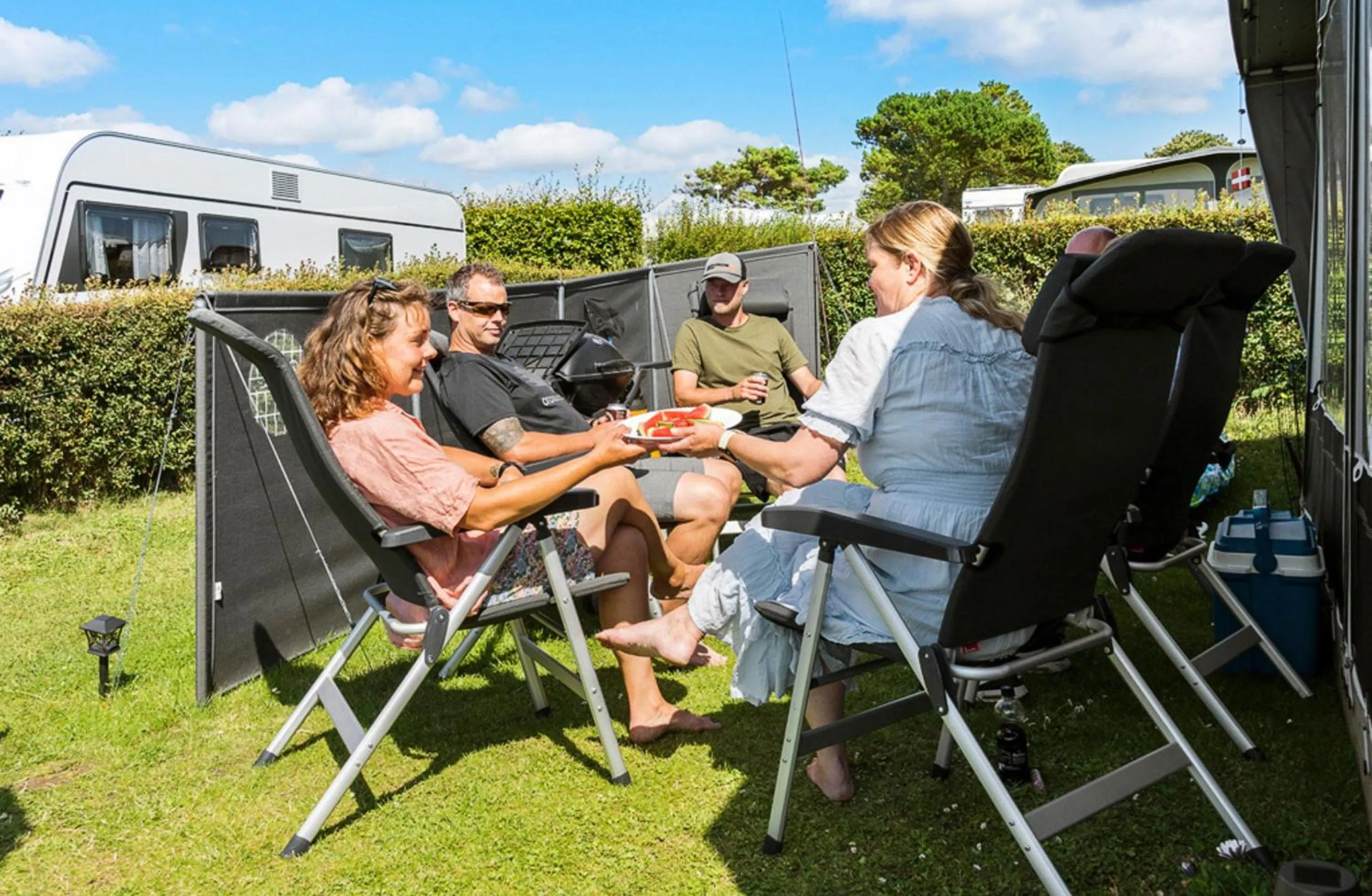 People in First Camp Bøjden Strand