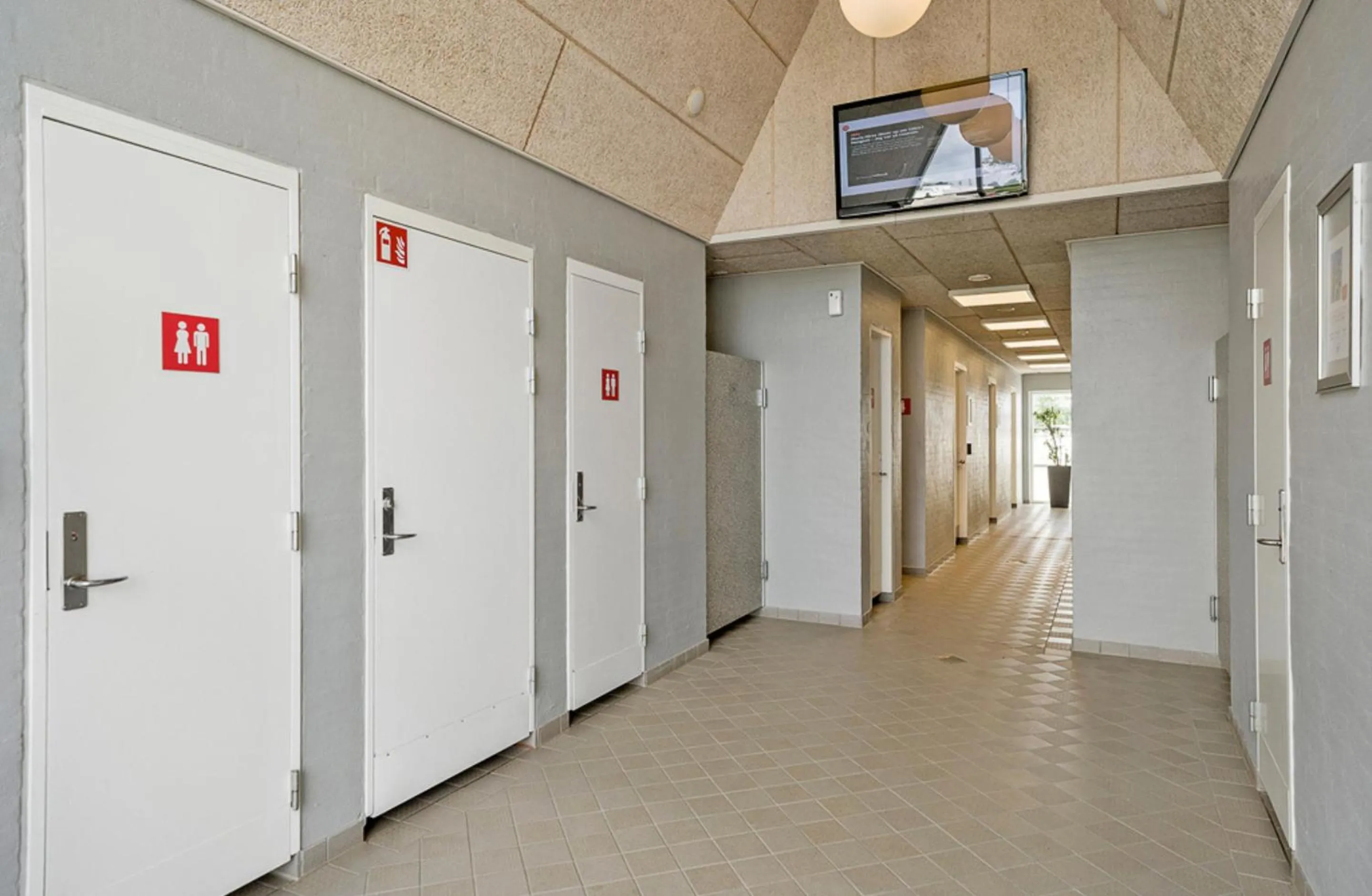 Shower in First Camp Bøjden Strand