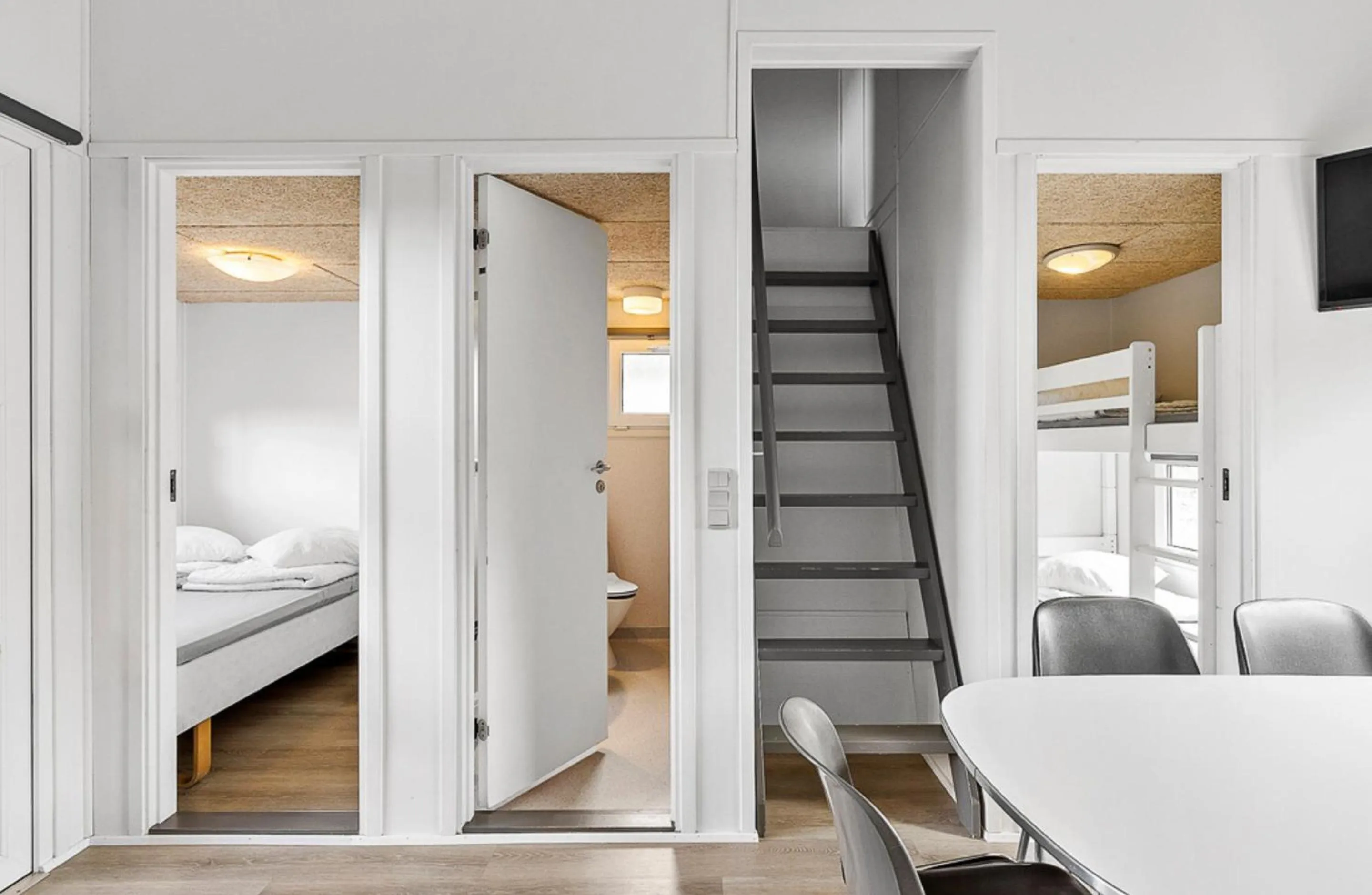 Living room, Bed in First Camp Bøjden Strand