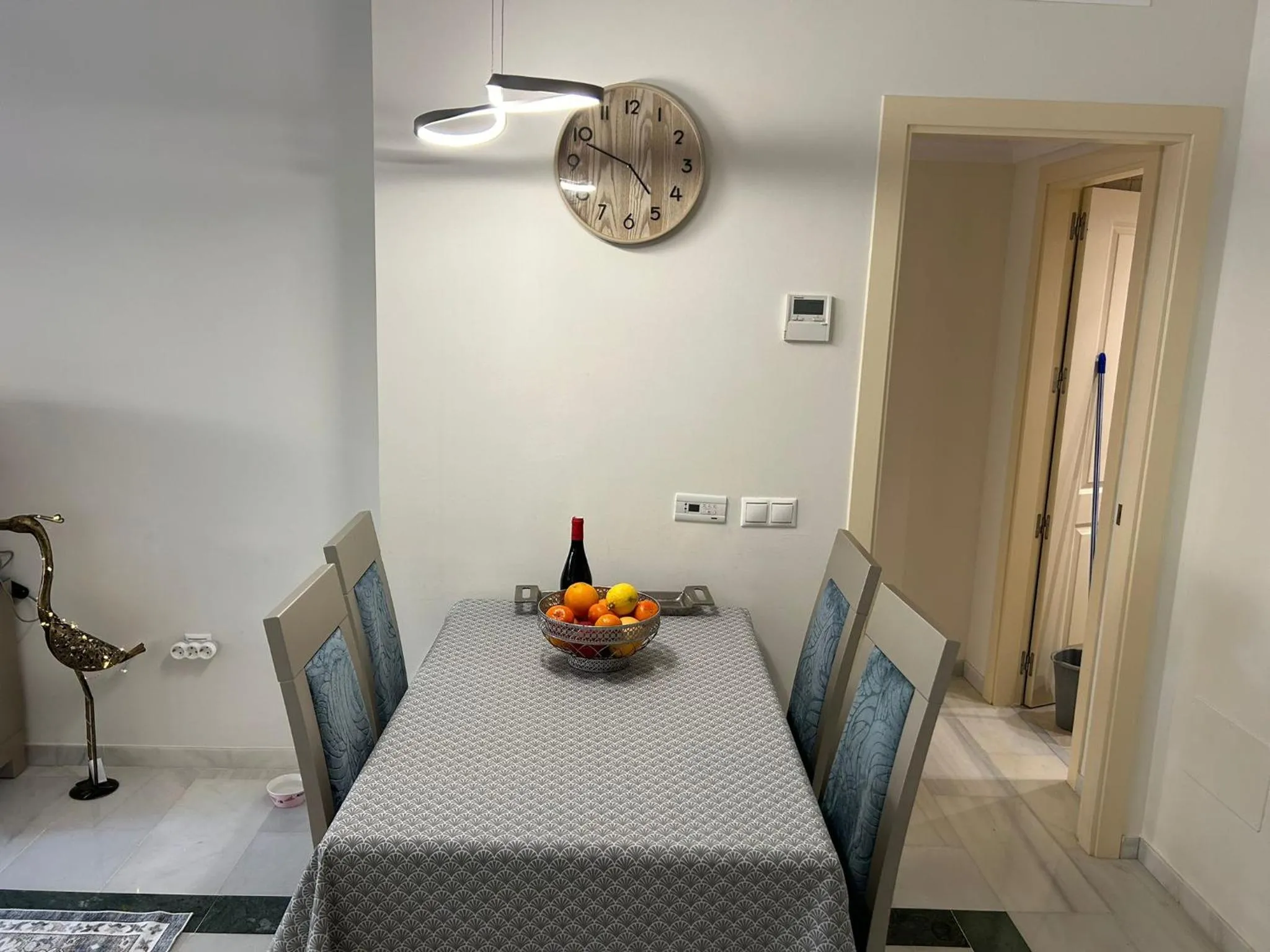 Living room in Elviria beach front apartment
