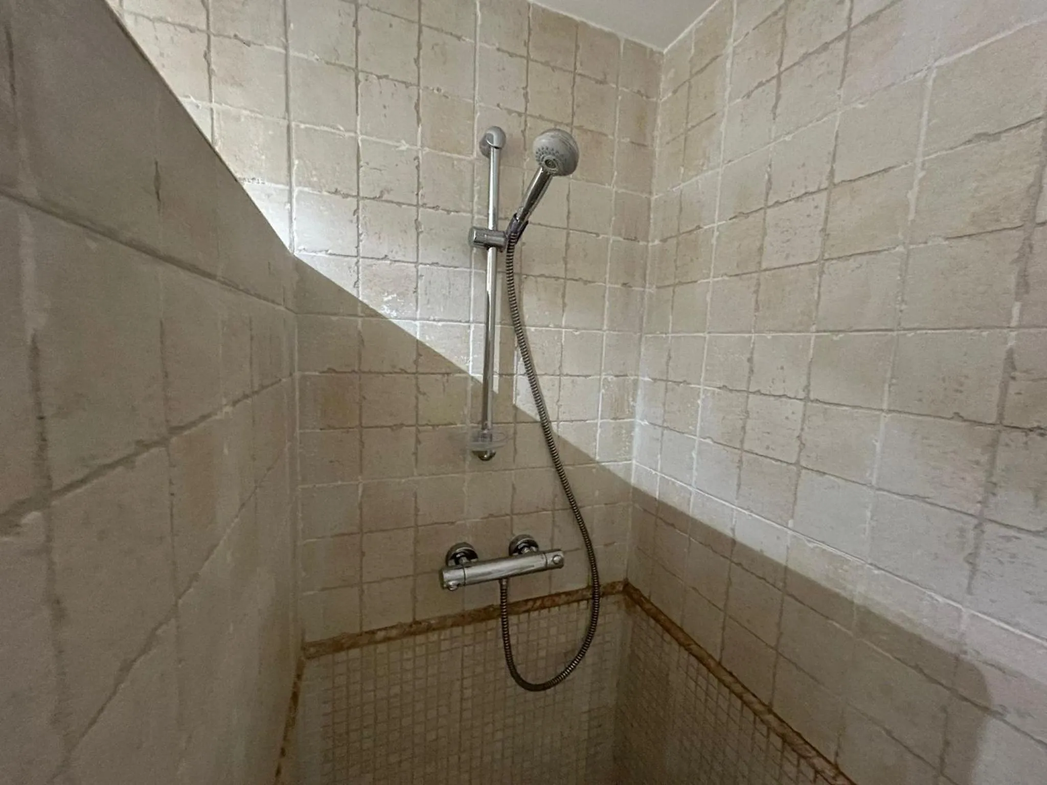 Shower in Elviria beach front apartment