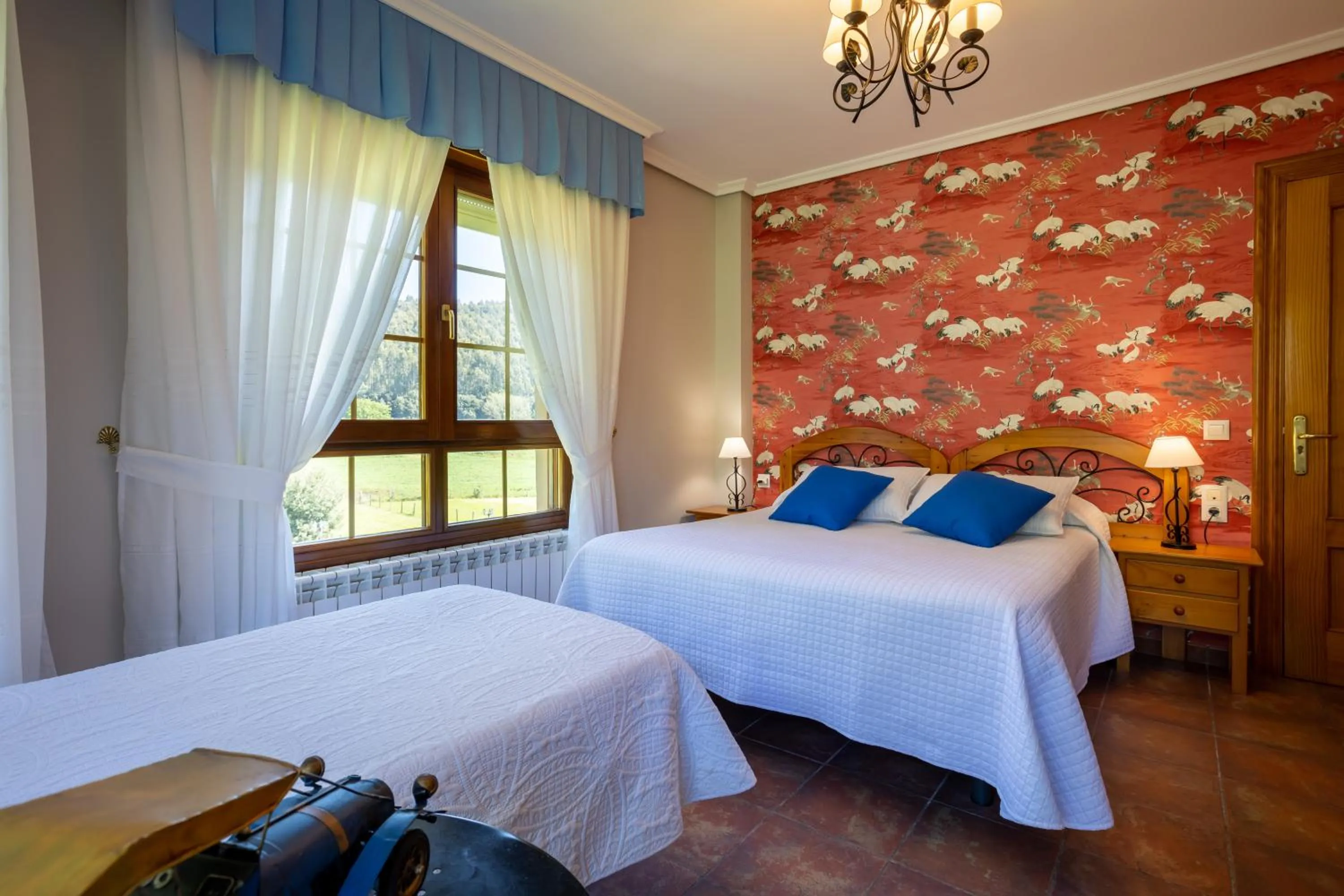 Bed in Posada El Trasmerano