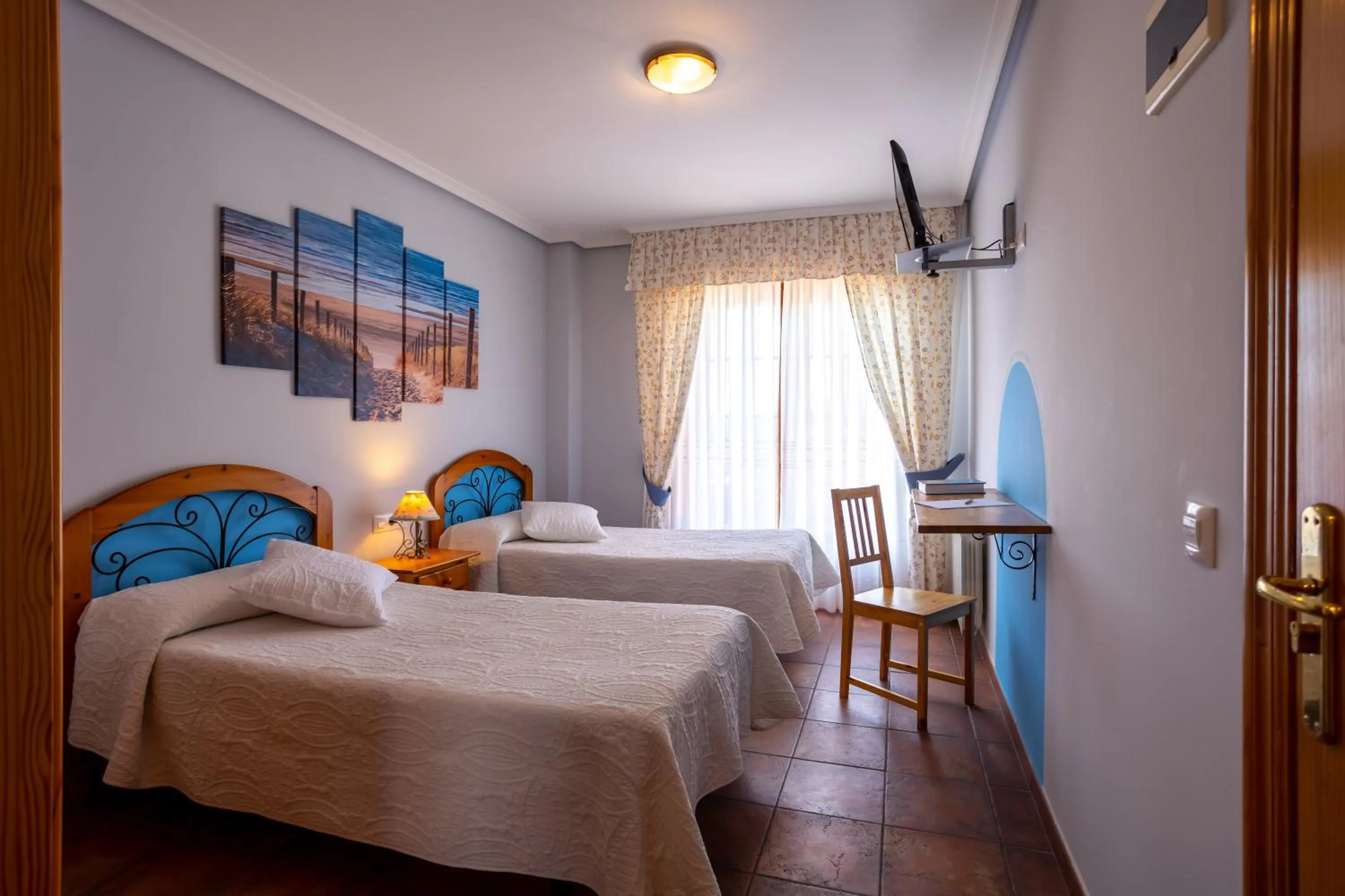 Bed in Posada El Trasmerano