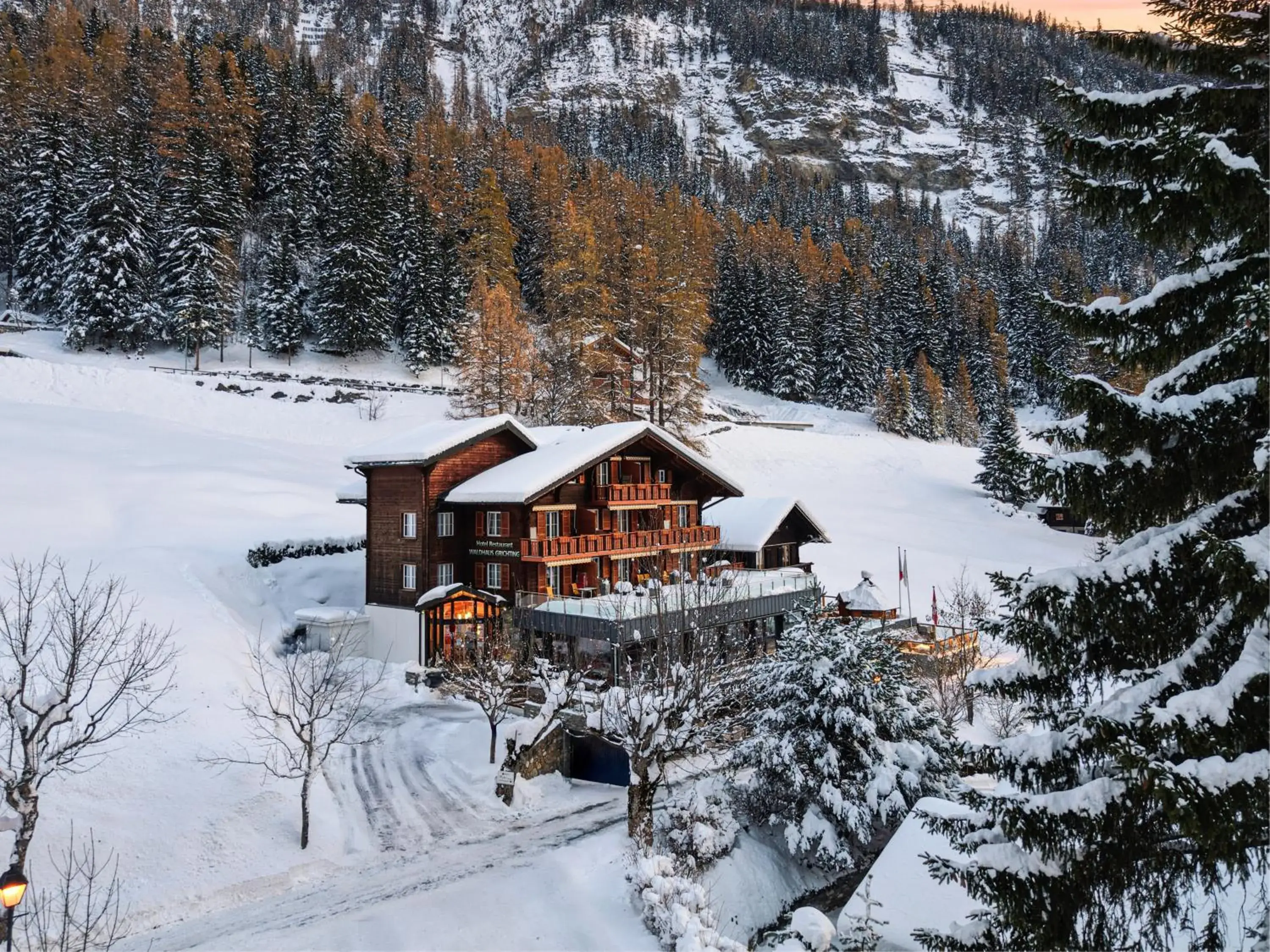 Property building in Hotel Restaurant Waldhaus Property building in Hotel Restaurant Waldhaus