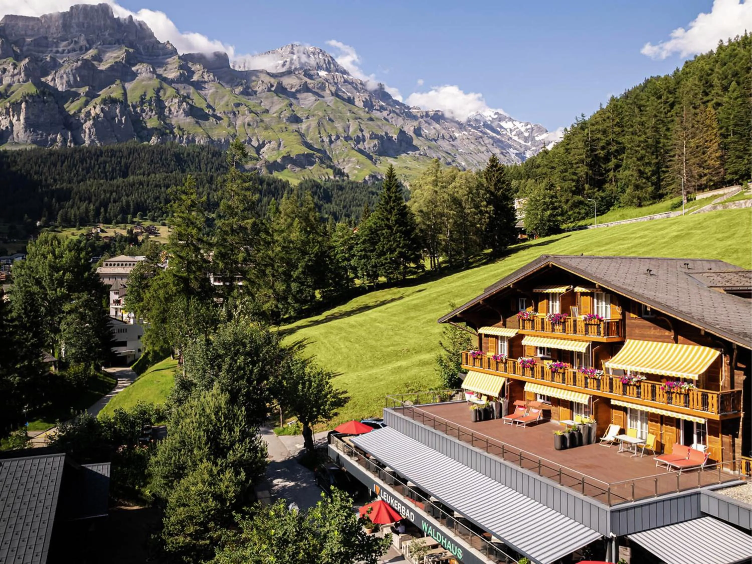 Property building in Hotel Restaurant Waldhaus