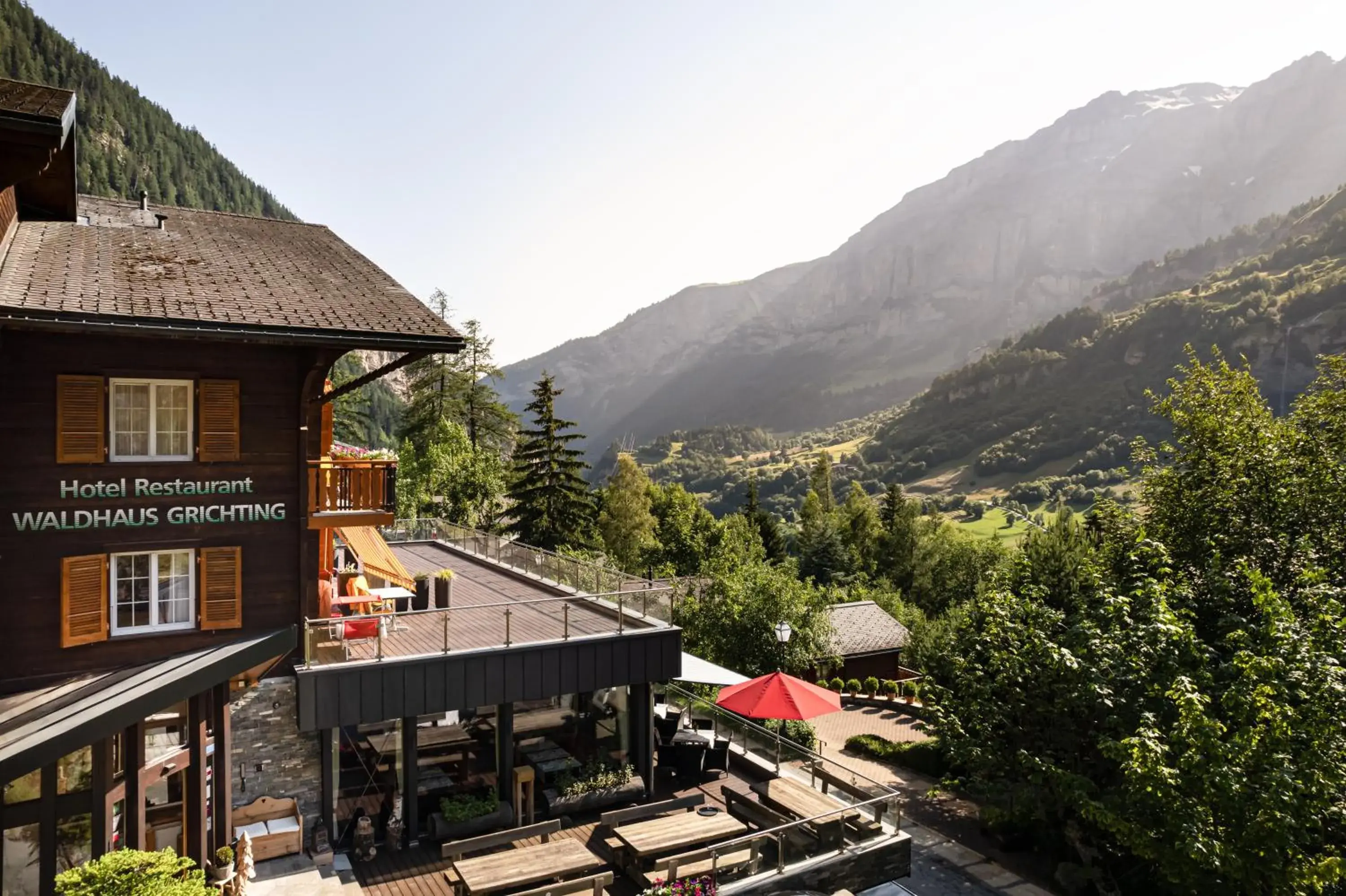 Property building in Hotel Restaurant Waldhaus Property building in Hotel Restaurant Waldhaus