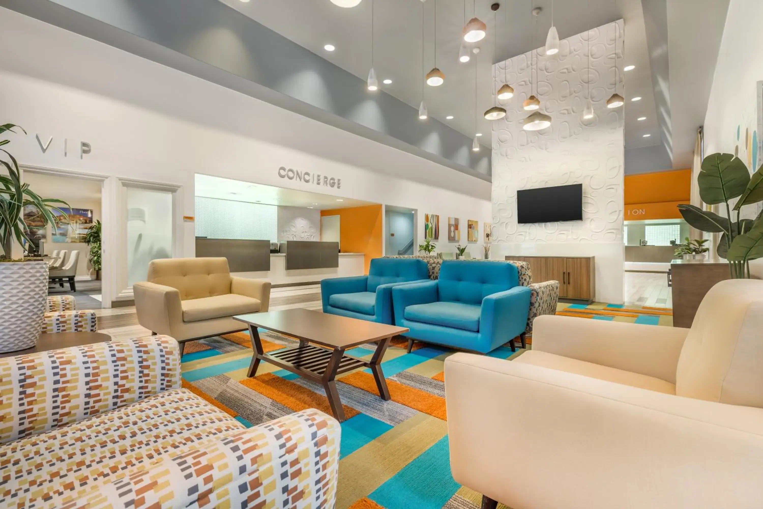 Lobby or reception in Hilton Vacation Club Palm Canyon Palm Springs Lobby or reception in Hilton Vacation Club Palm Canyon Palm Springs