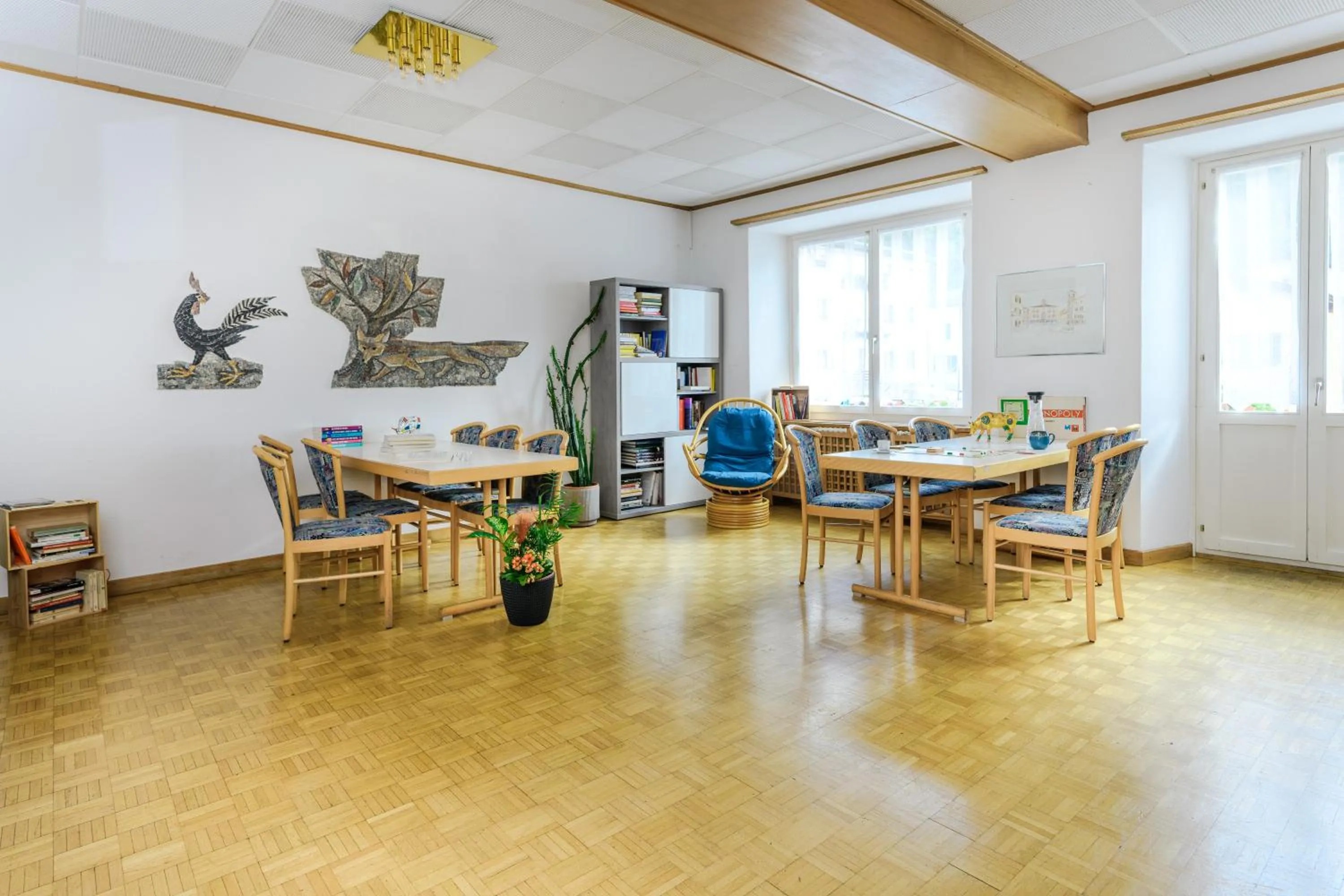 Library in Poschiavo Suisse Hotel