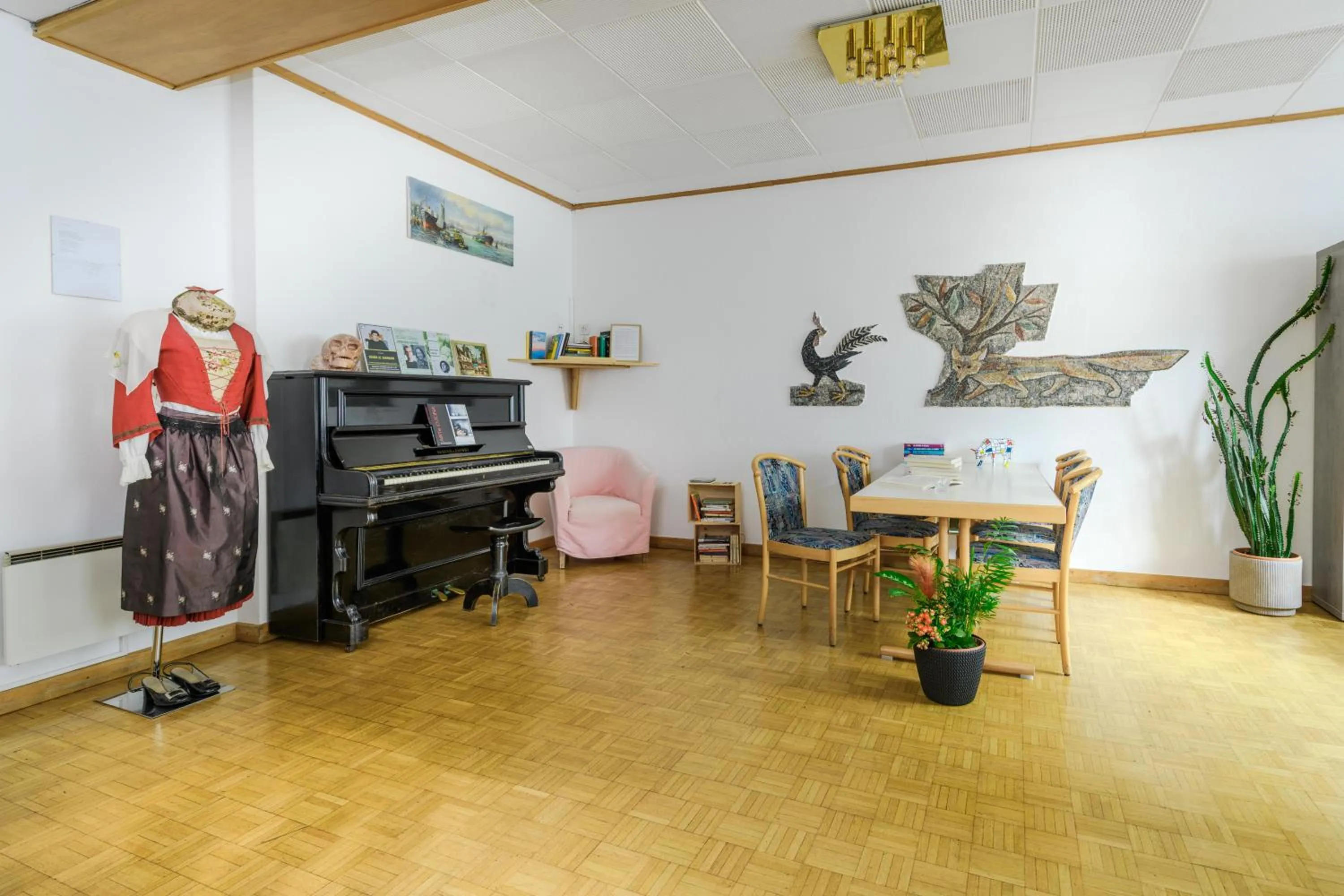 Library in Poschiavo Suisse Hotel