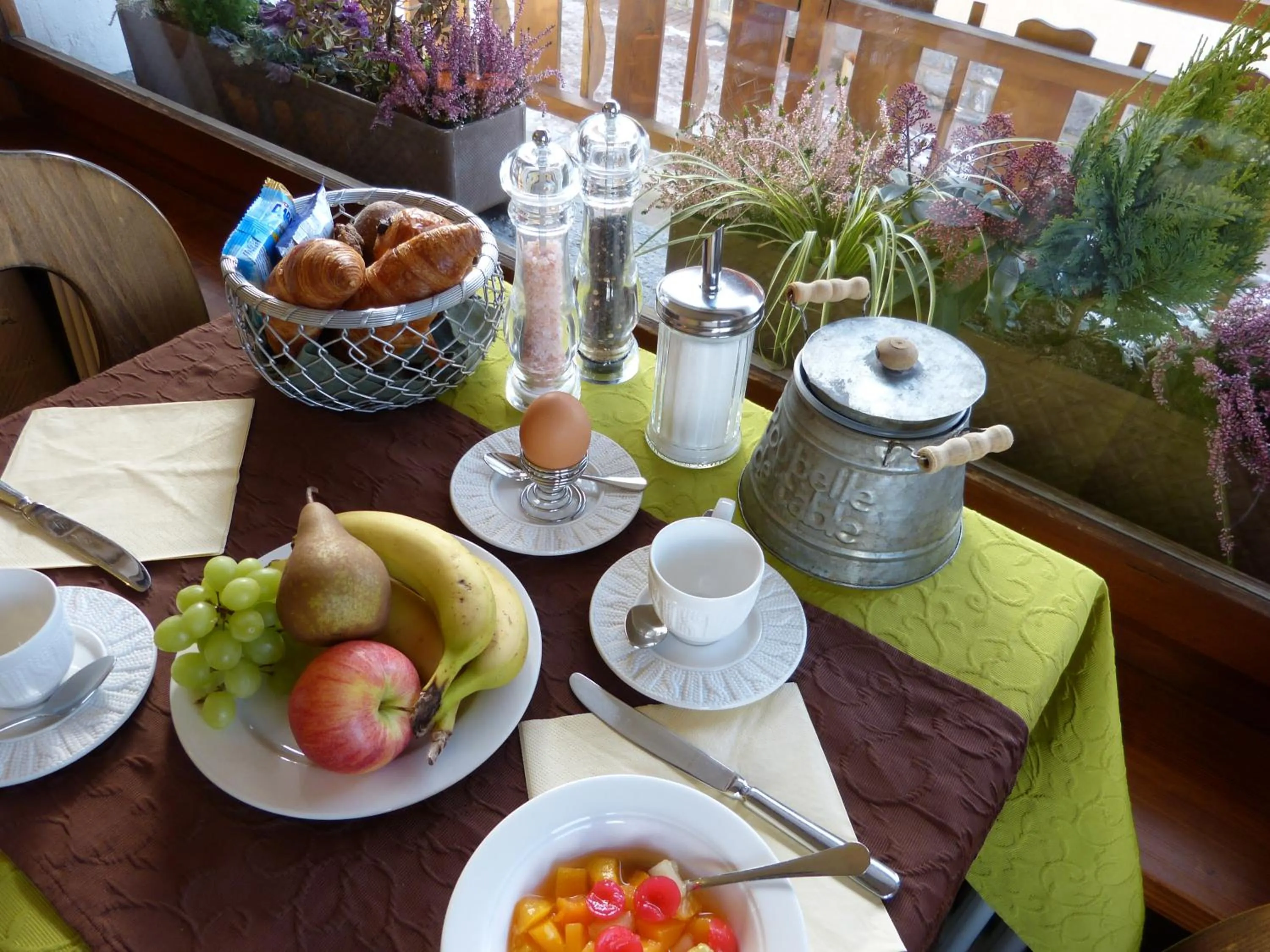 Food and drinks in Hotel Ermitage Verbier