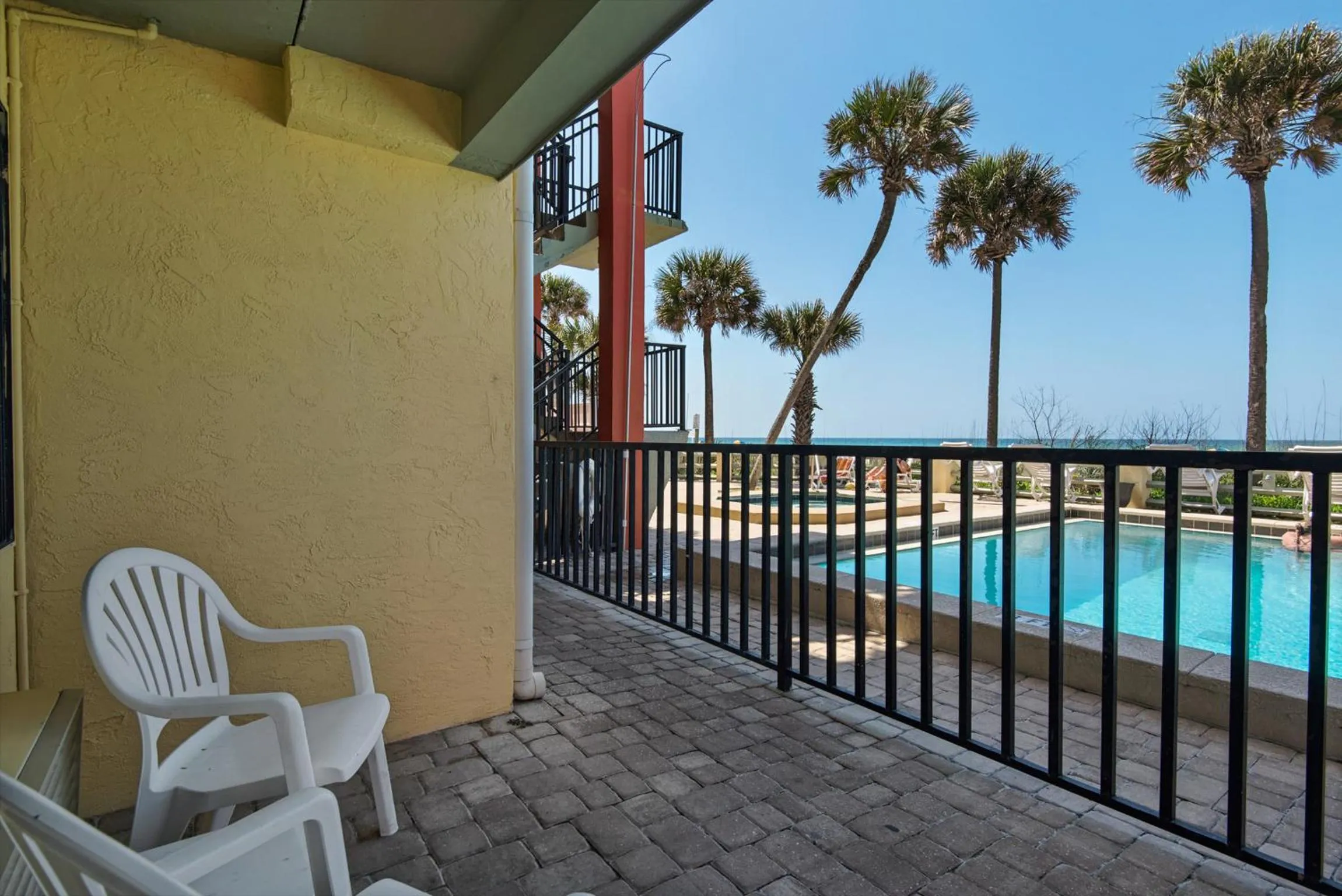 Balcony/Terrace in Ramada by Wyndham Panama City Beach / Beachfront