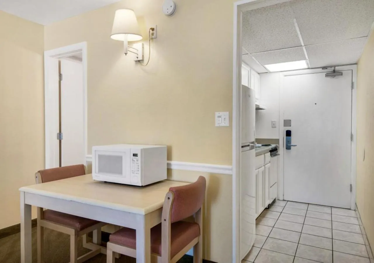 kitchen in Ramada by Wyndham Panama City Beach / Beachfront