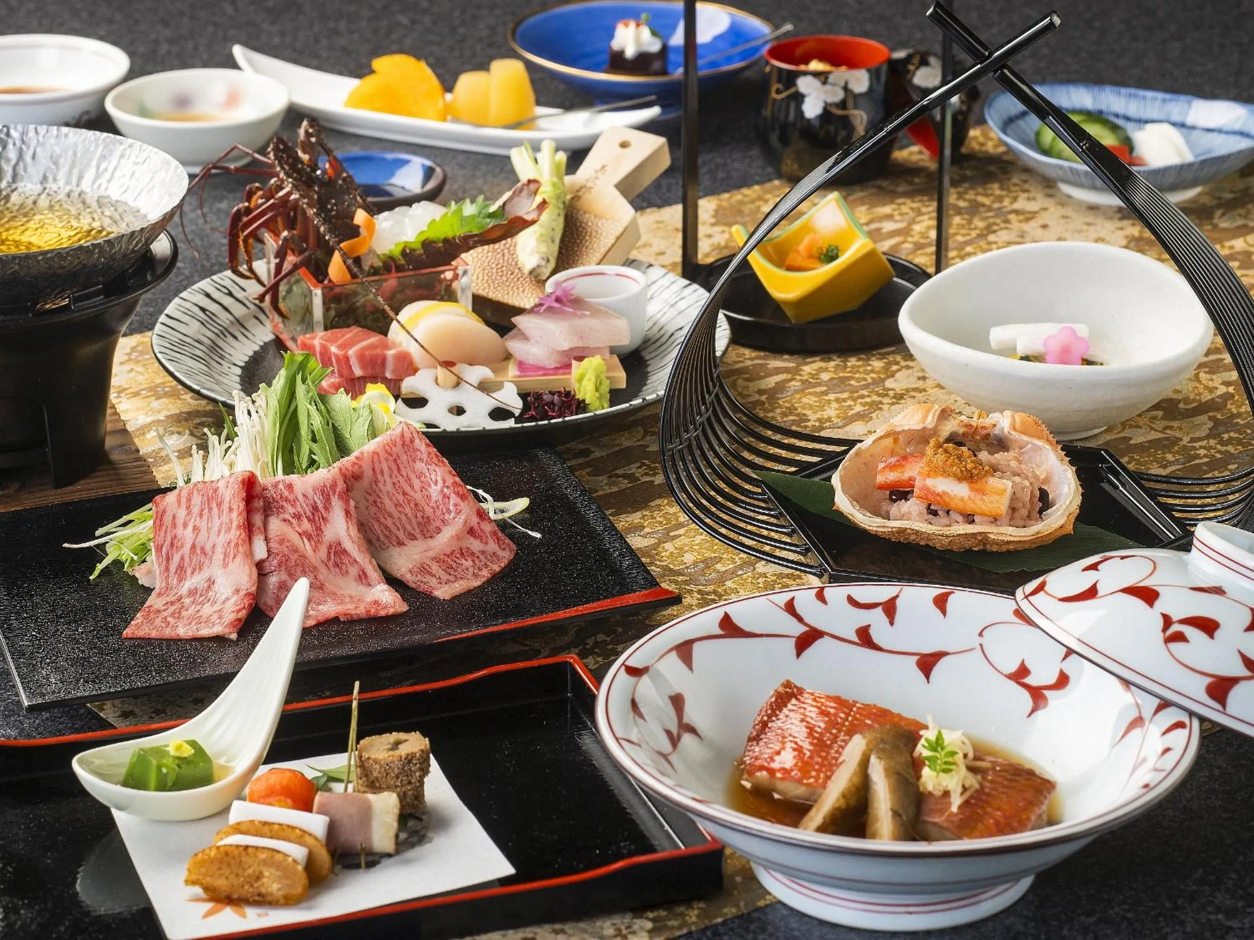 Food close-up in Shimoda Central Hotel