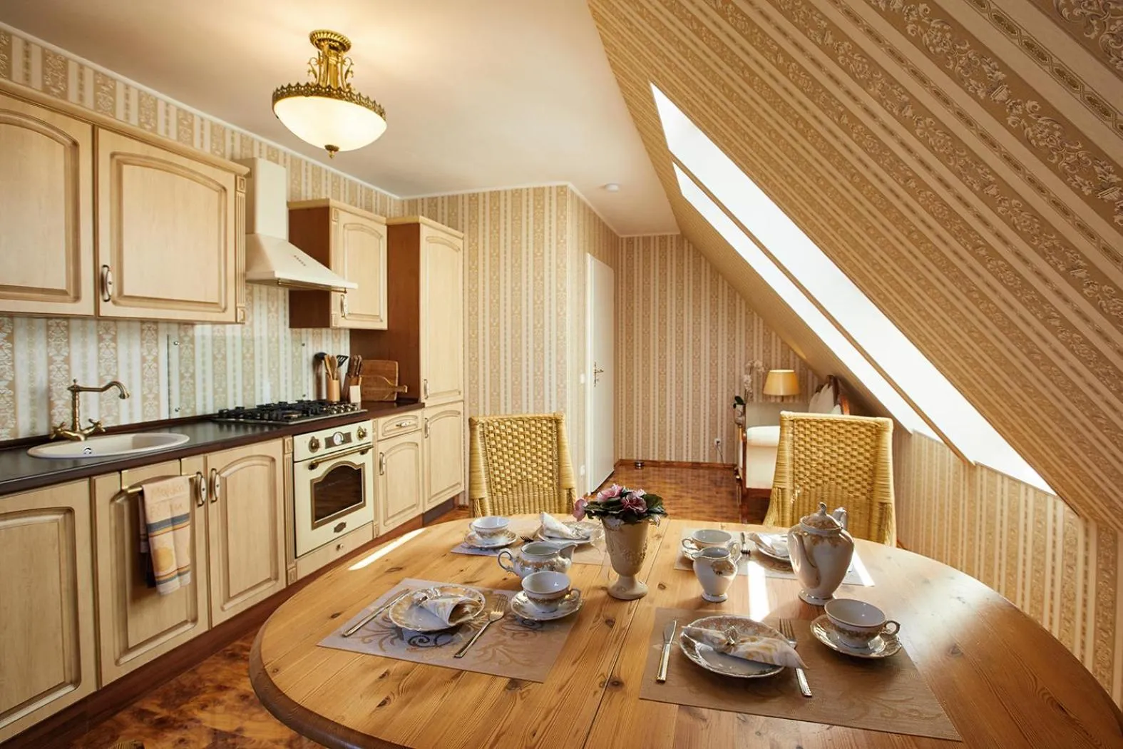 Two-Bedroom Apartment in Ferienhaus De Luxe
