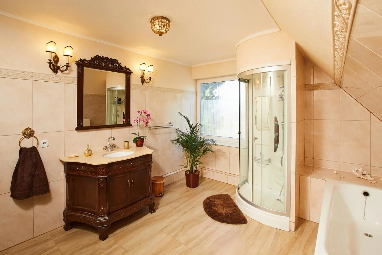 Two-Bedroom Apartment in Ferienhaus De Luxe