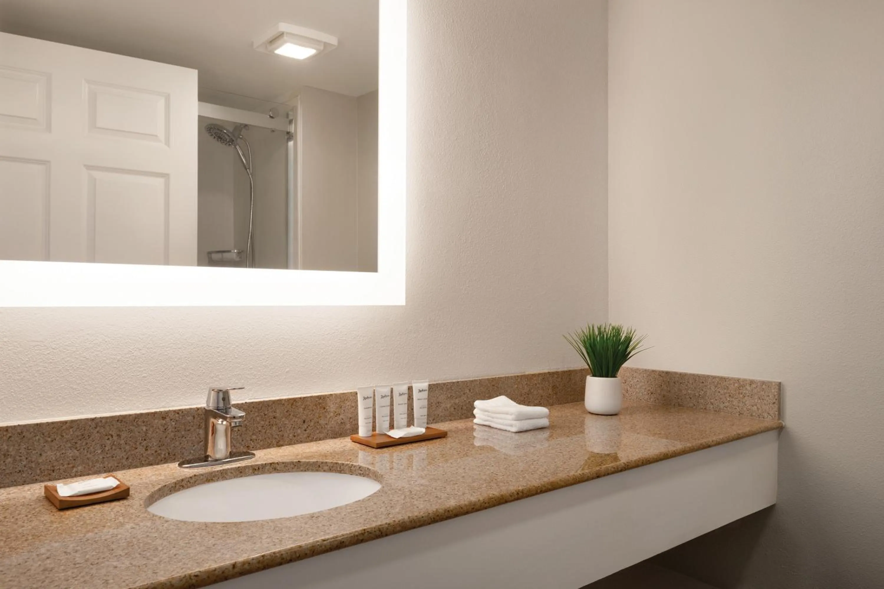 Bathroom in Radisson Beachfront Hotel - Panama City Beach