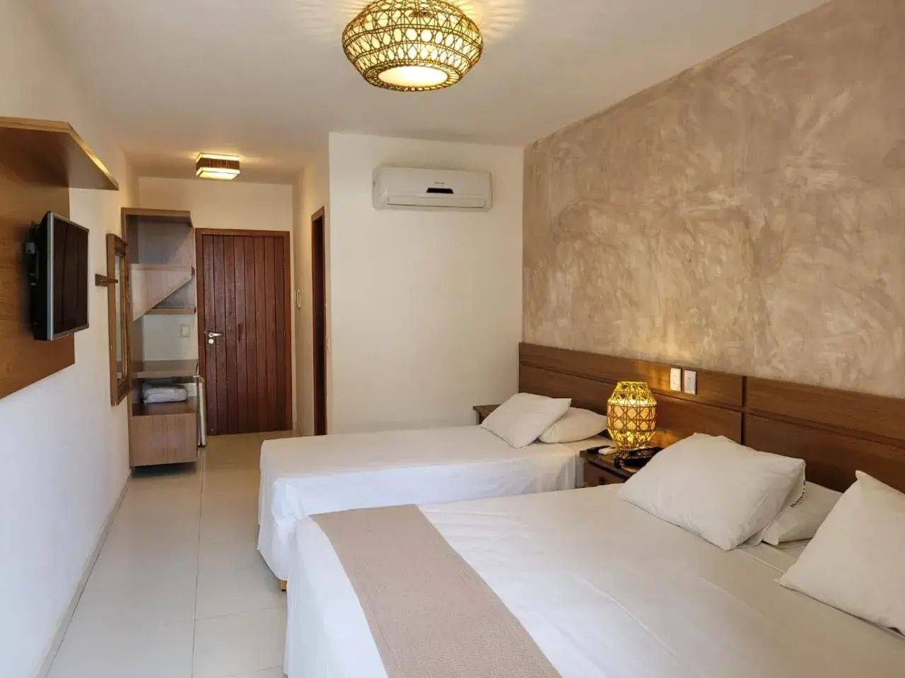 Bed in Aquarela Praia Hotel Bed in Aquarela Praia Hotel