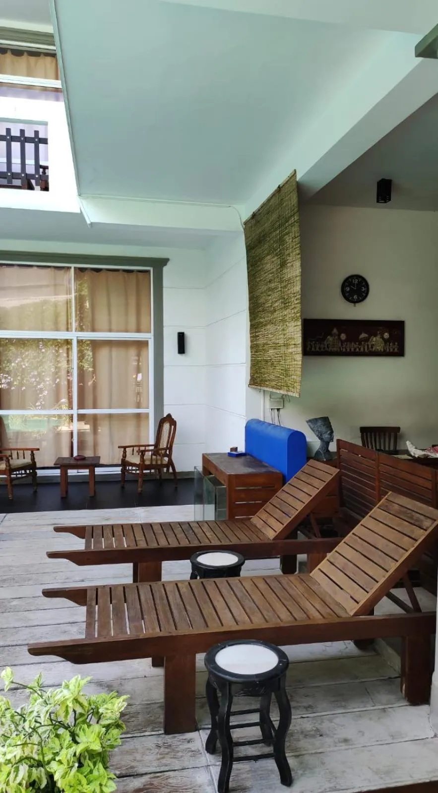Seating area in Nil Diya Beach Resort