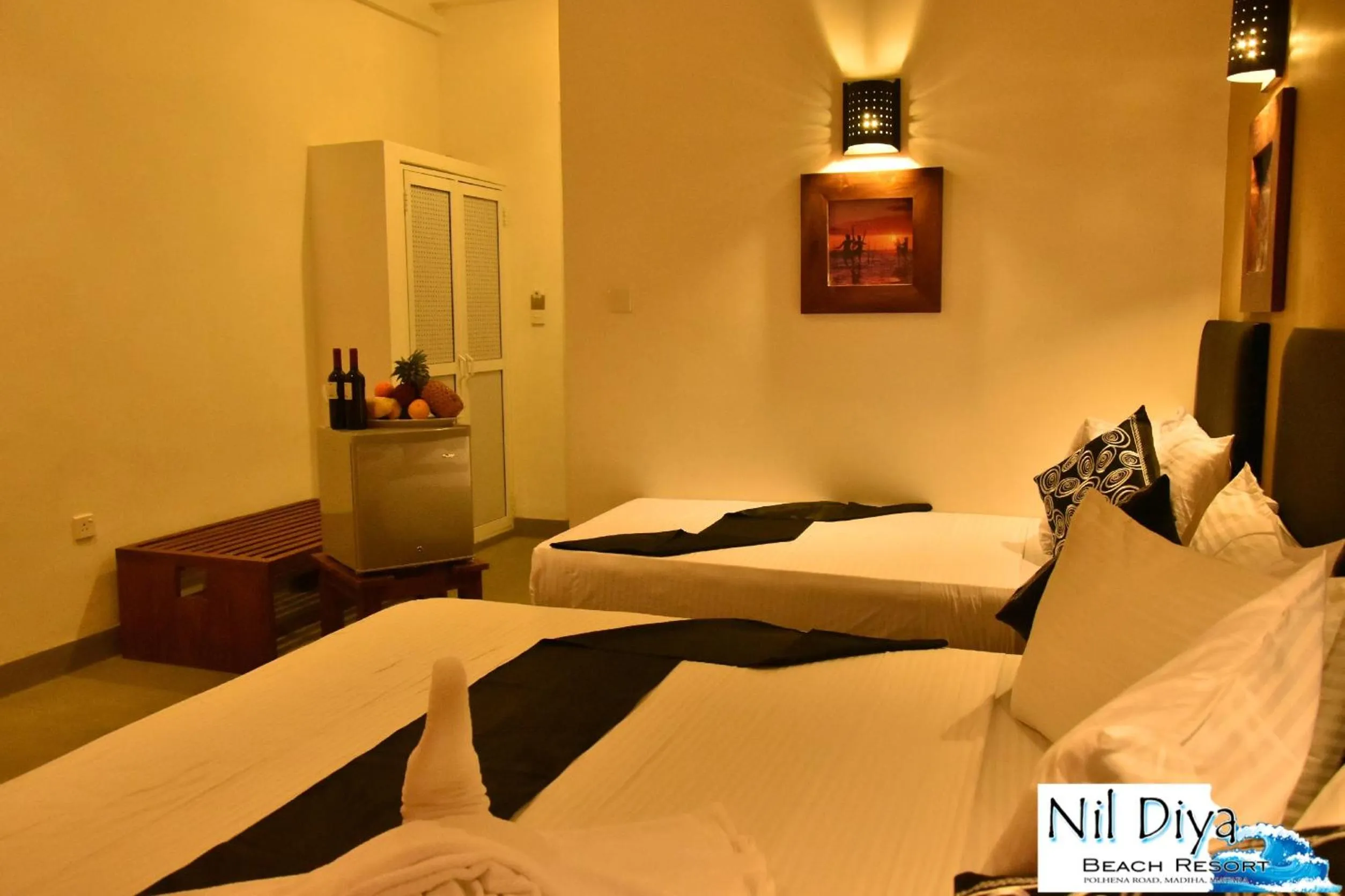 Bedroom, Bed in Nil Diya Beach Resort