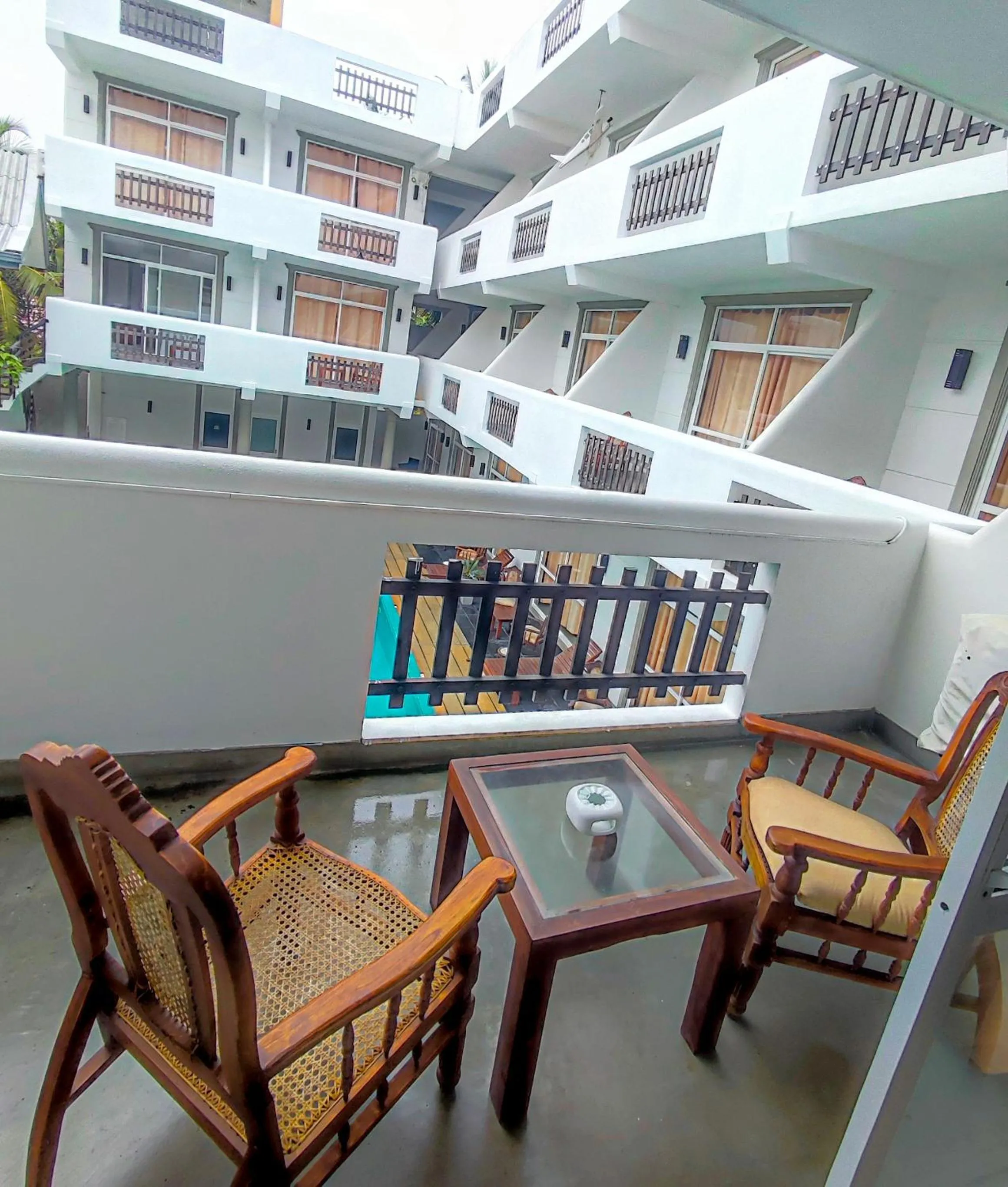 Balcony/Terrace in Nil Diya Beach Resort