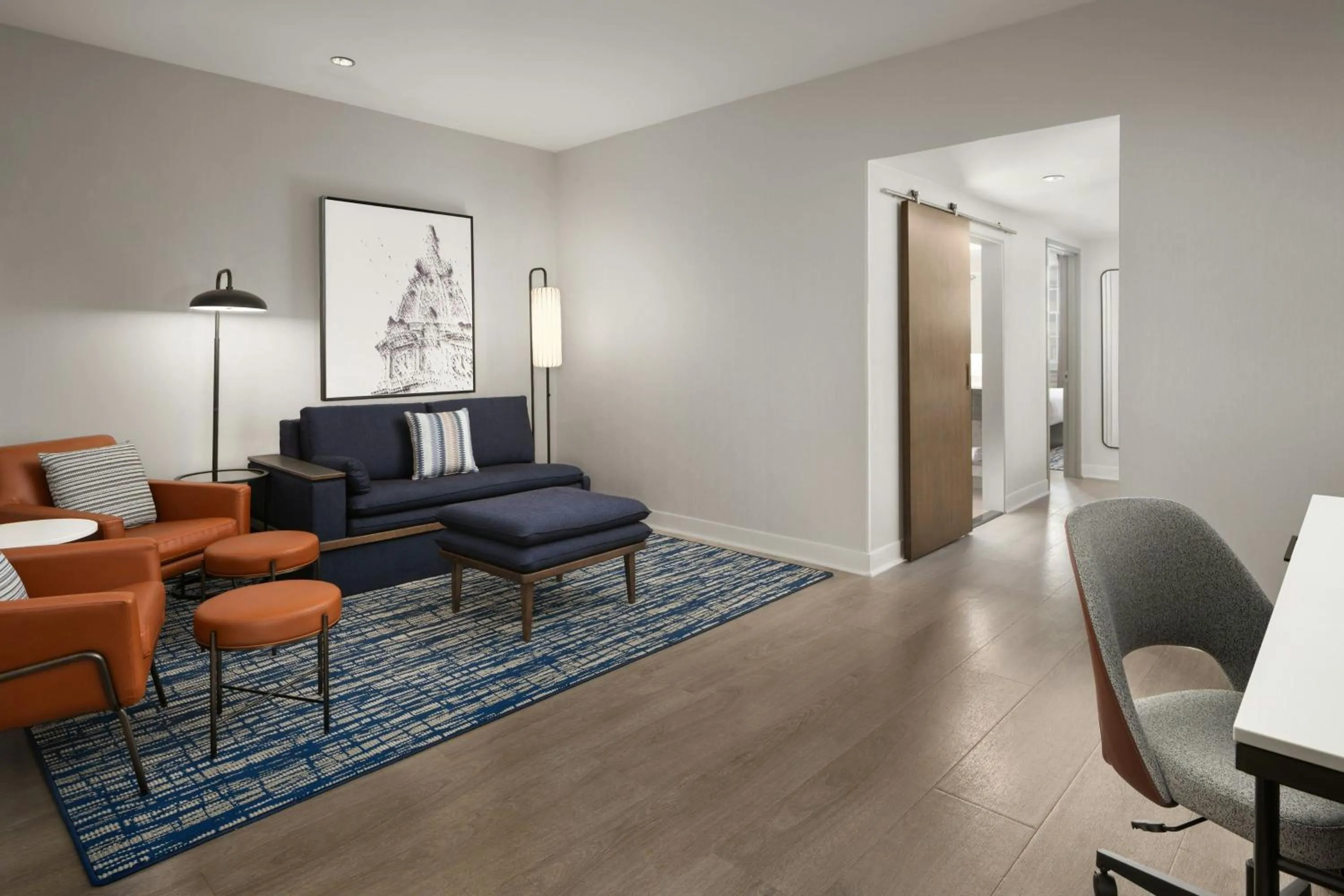 Living room in Le Meridien Philadelphia