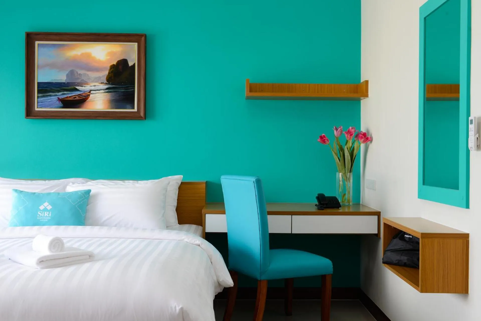 Bed in SiRi Ratchada Bangkok