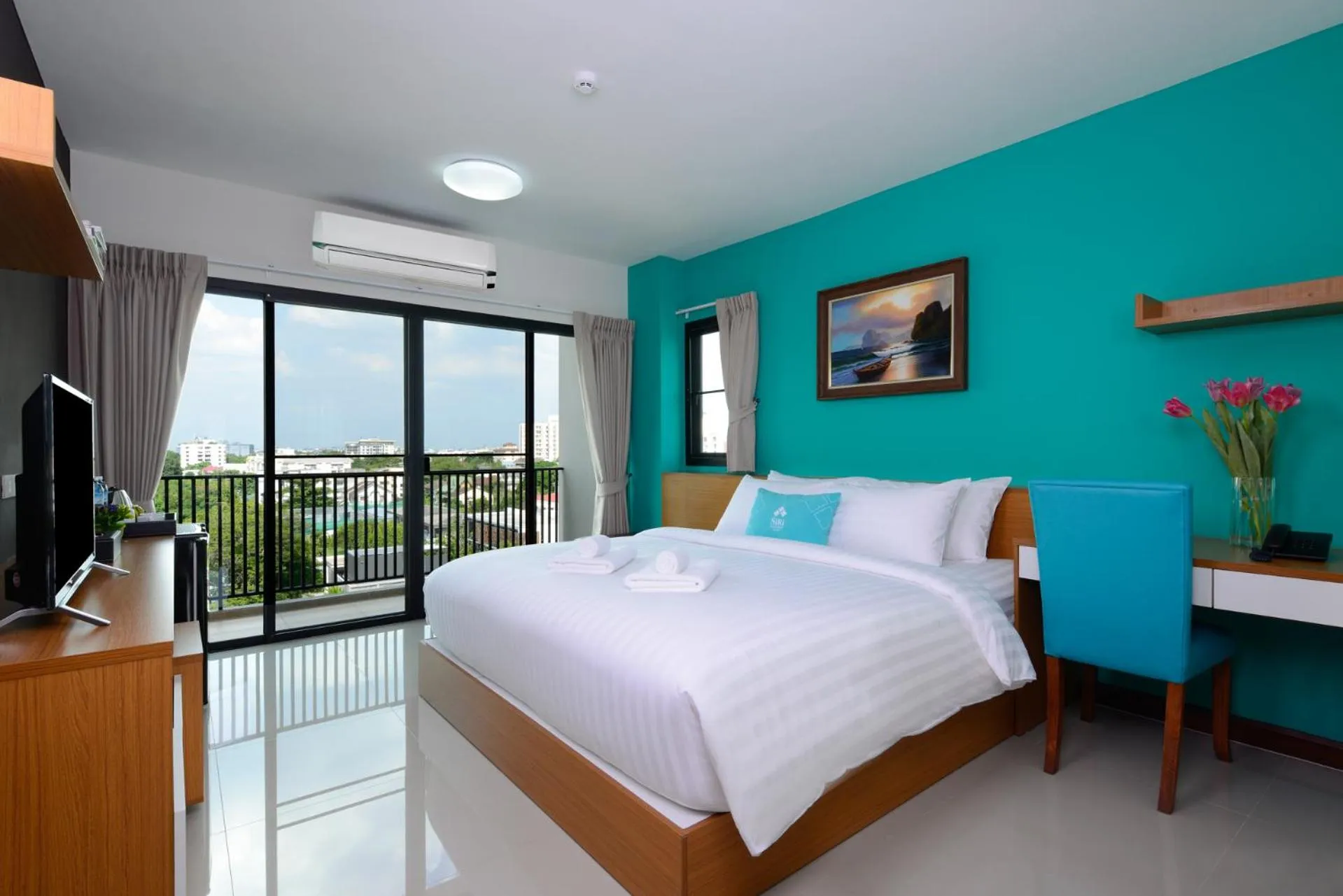 Bed in SiRi Ratchada Bangkok