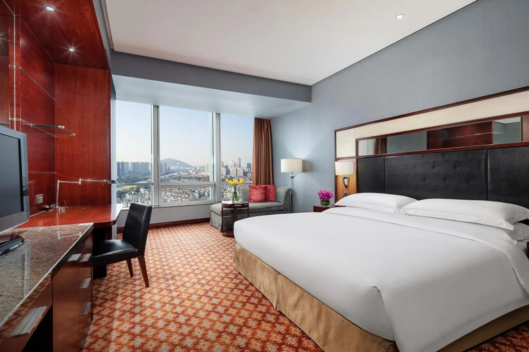 Property building, Bed in Crowne Plaza Wuxi City Center