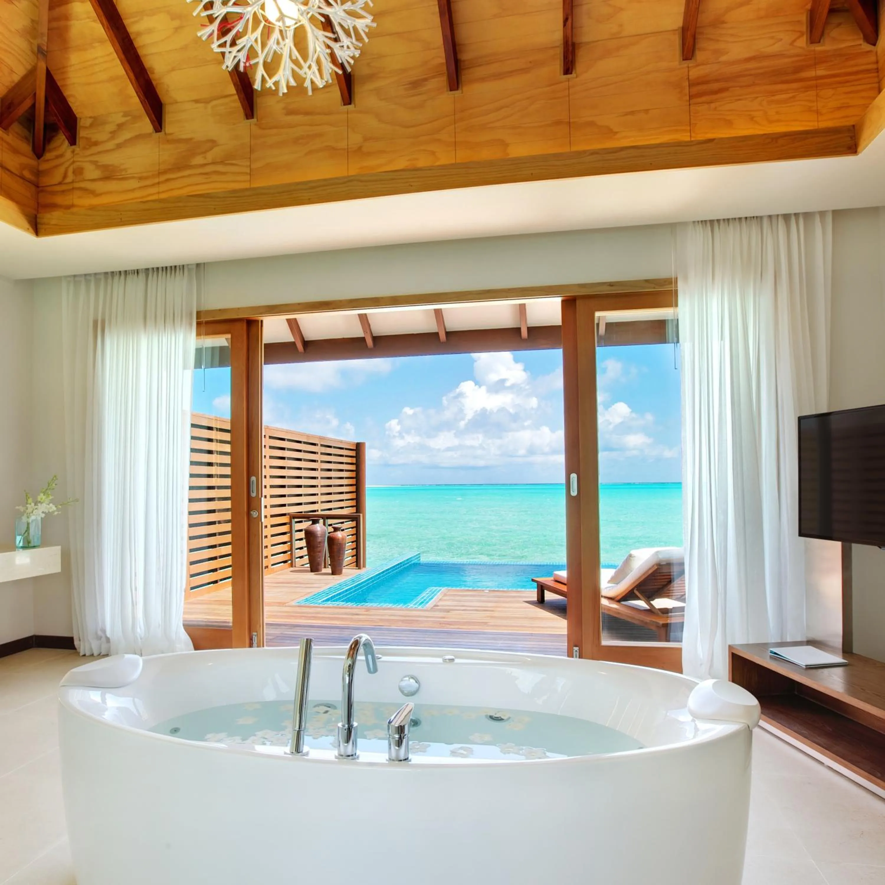 Hot Tub in Hideaway Beach Resort & Spa - FREE SHARED CHARTER FLIGHT for two on stays of 7 or more nights from September 2025 until 23rd December 2026