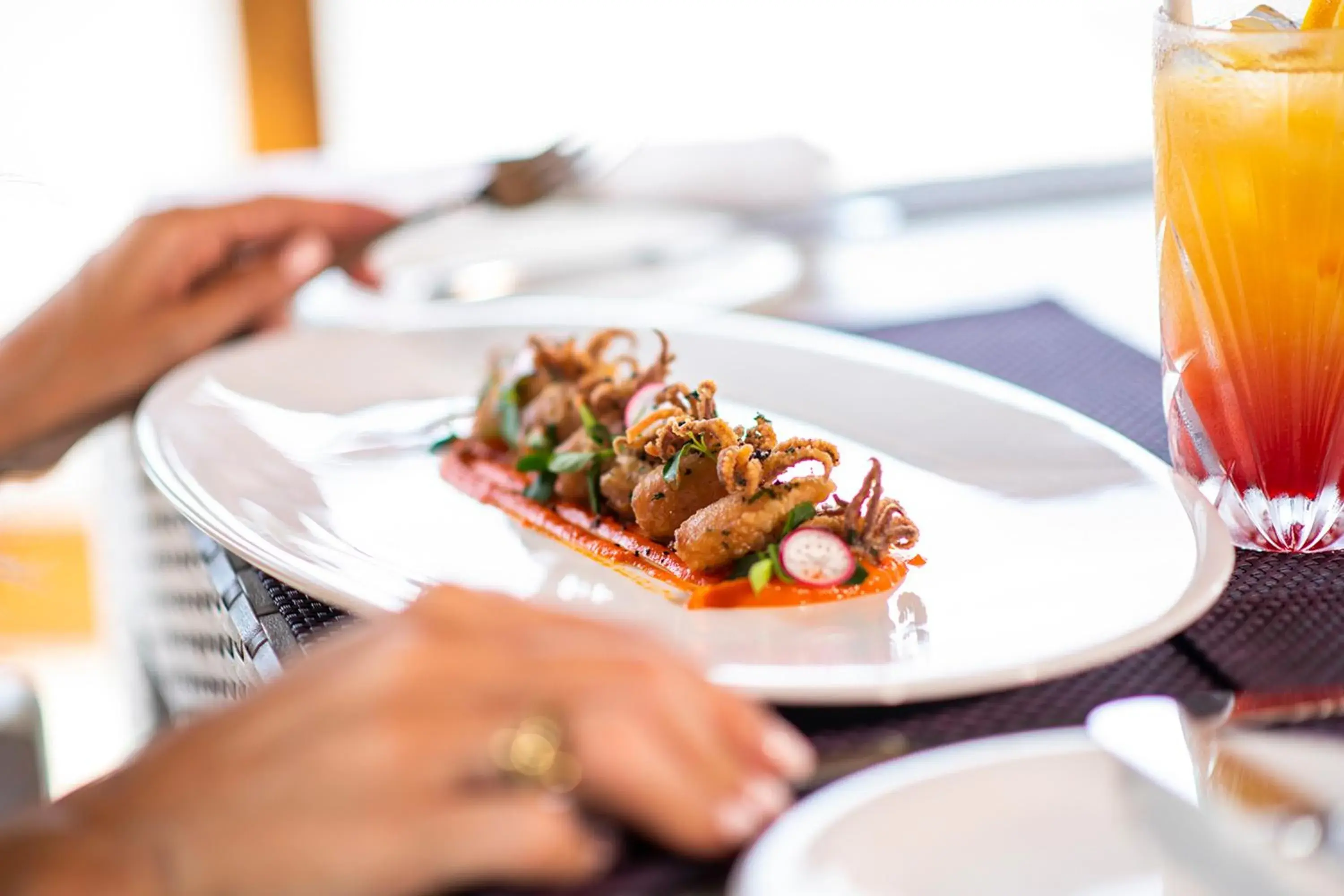 Food in Hideaway Beach Resort & Spa - FREE SHARED CHARTER FLIGHT for two on stays of 7 or more nights from September 2025 until 23rd December 2026 Food in Hideaway Beach Resort & Spa - FREE SHARED CHARTER FLIGHT for two on stays of 7 or more nights from September 2025 until 23rd December 2026