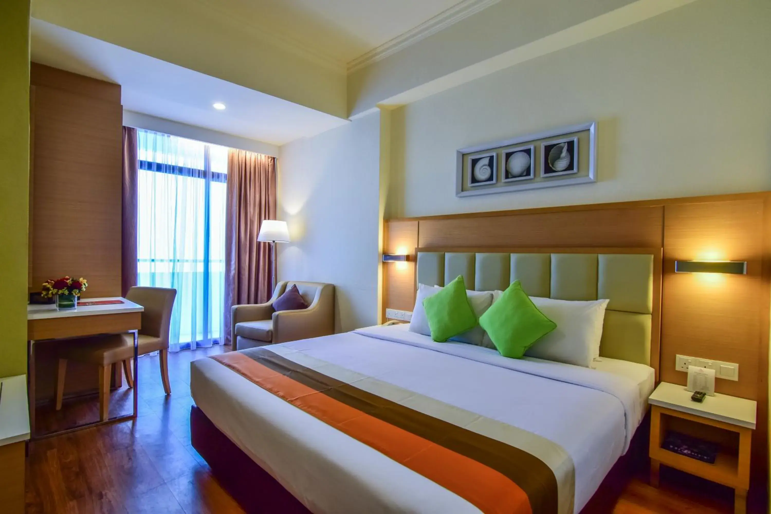 Bedroom, Bed in Hotel Sentral Seaview @ ​Beachfront