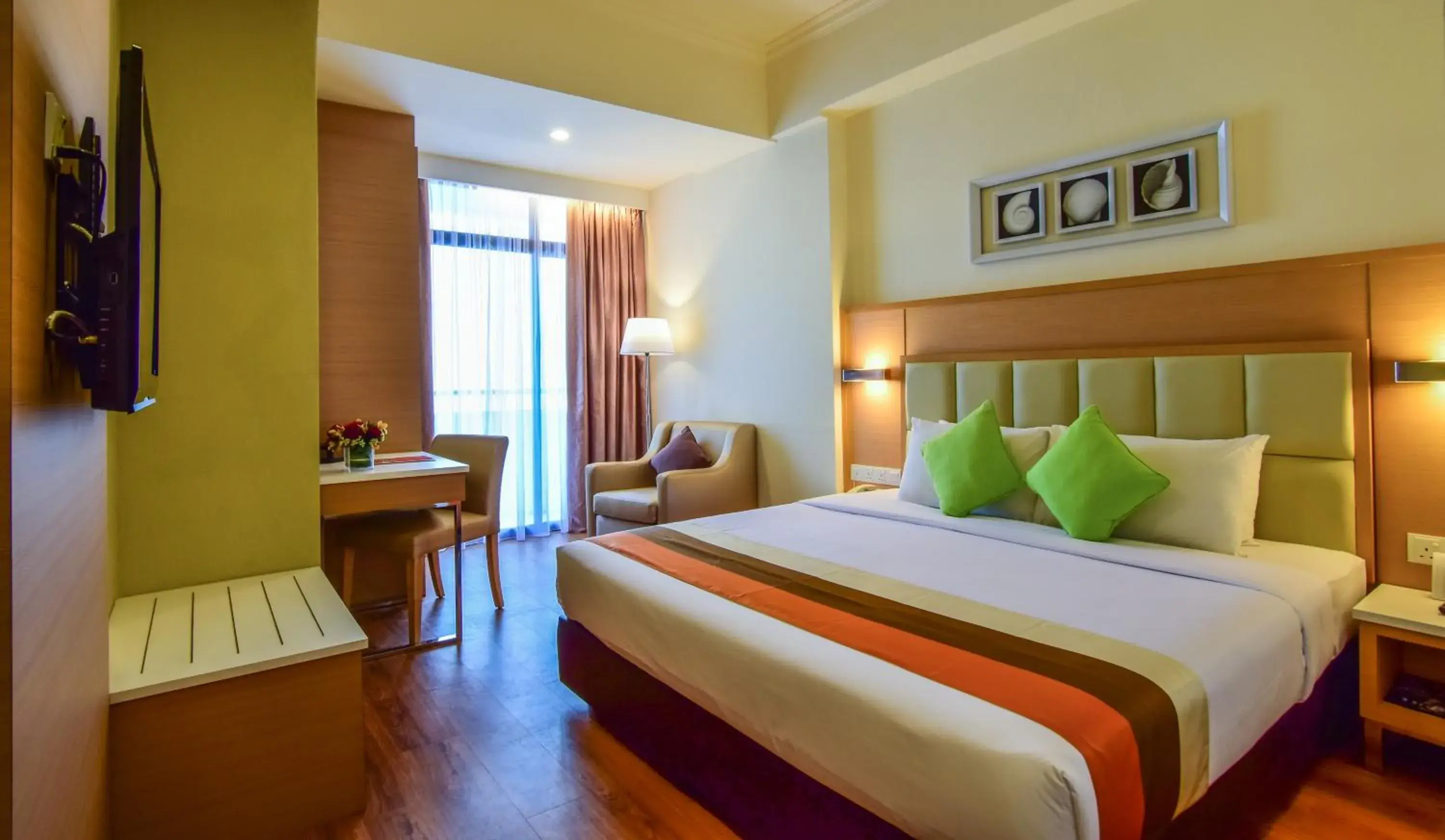 Bedroom, Bed in Hotel Sentral Seaview @ ​Beachfront