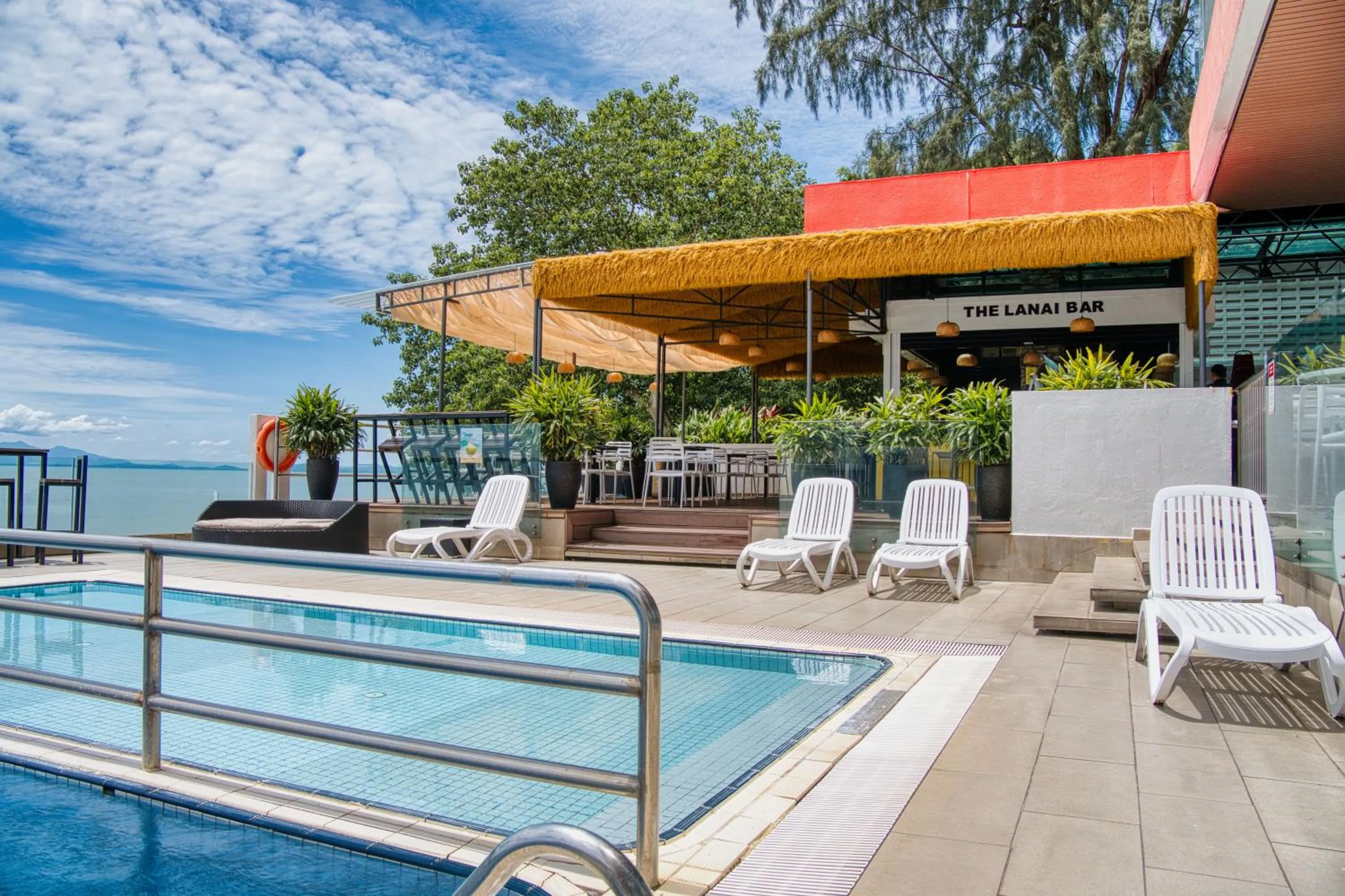 Swimming pool in Hotel Sentral Seaview @ ​Beachfront