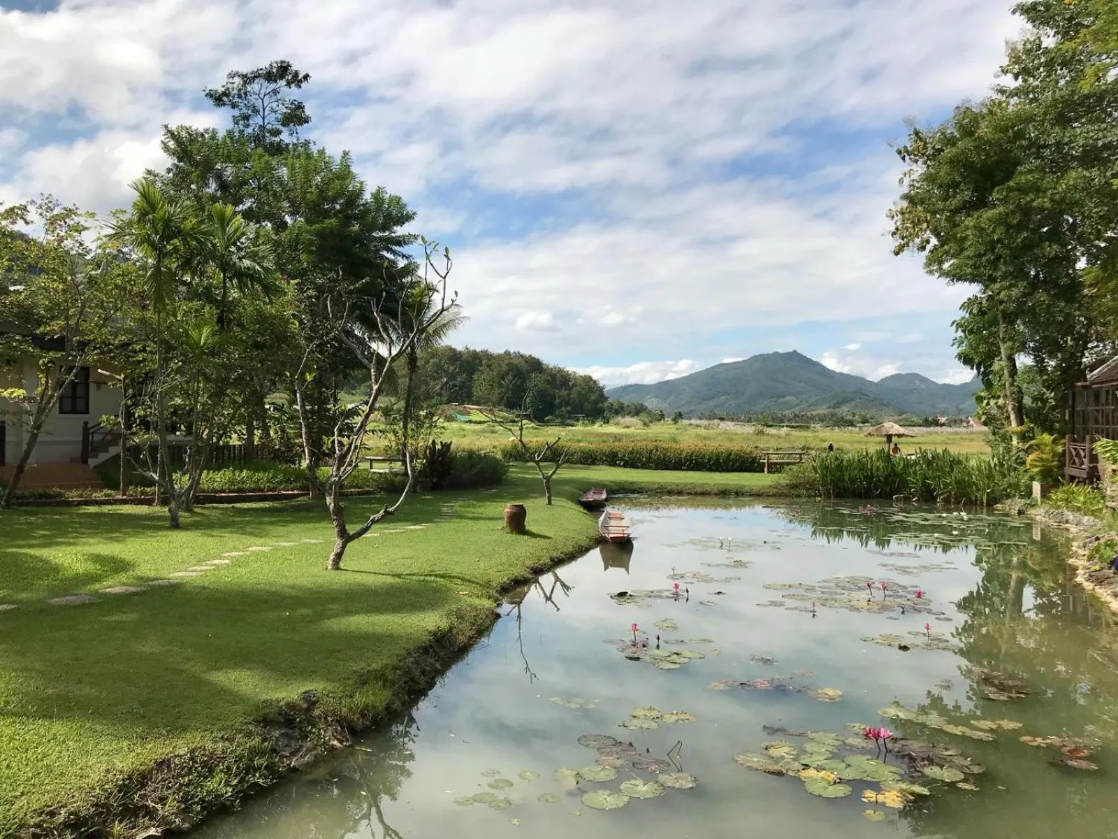 Garden view in Santi Resort & Spa