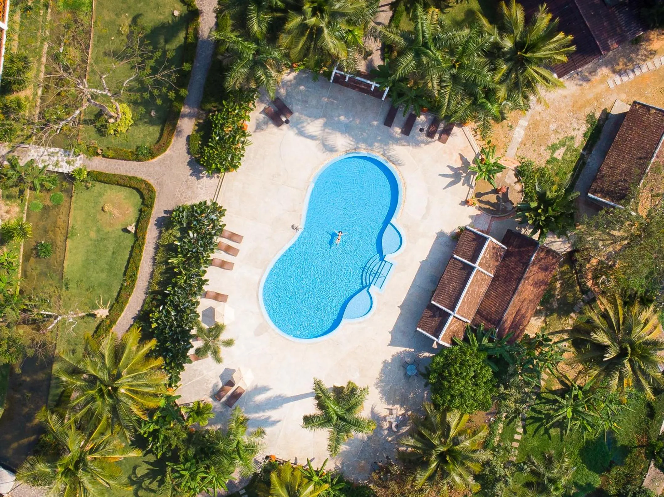 Swimming pool in Santi Resort & Spa