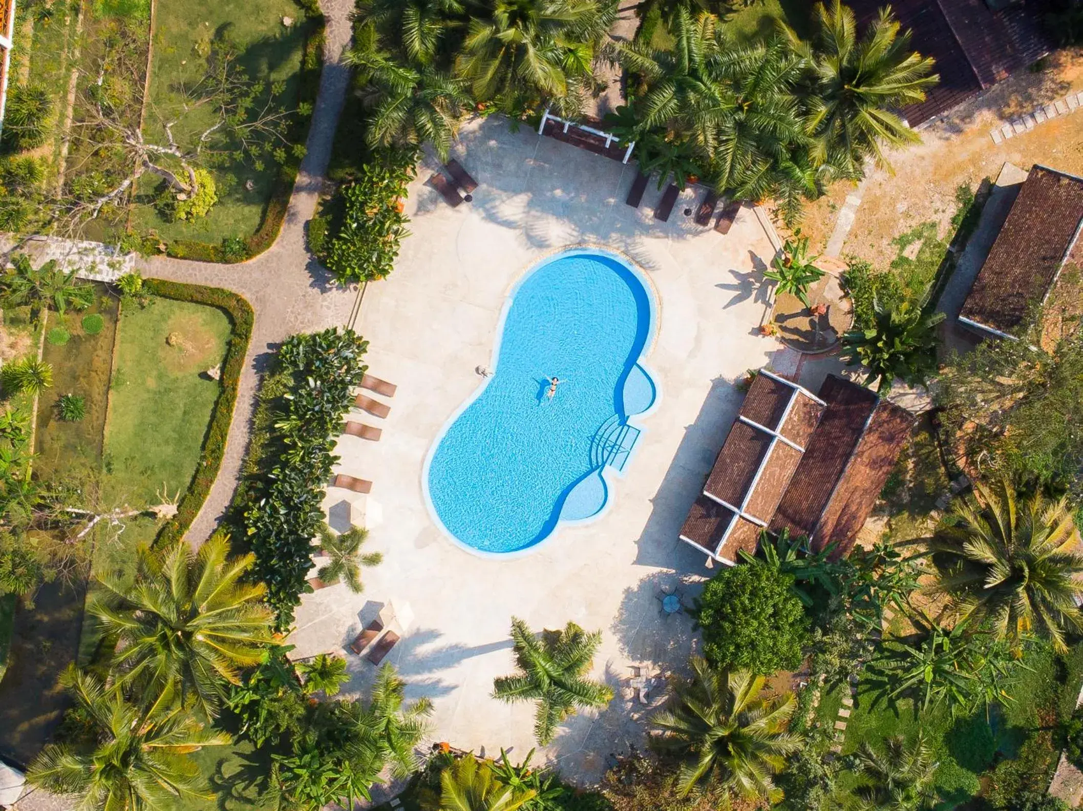 Swimming pool in Santi Resort & Spa Swimming pool in Santi Resort & Spa