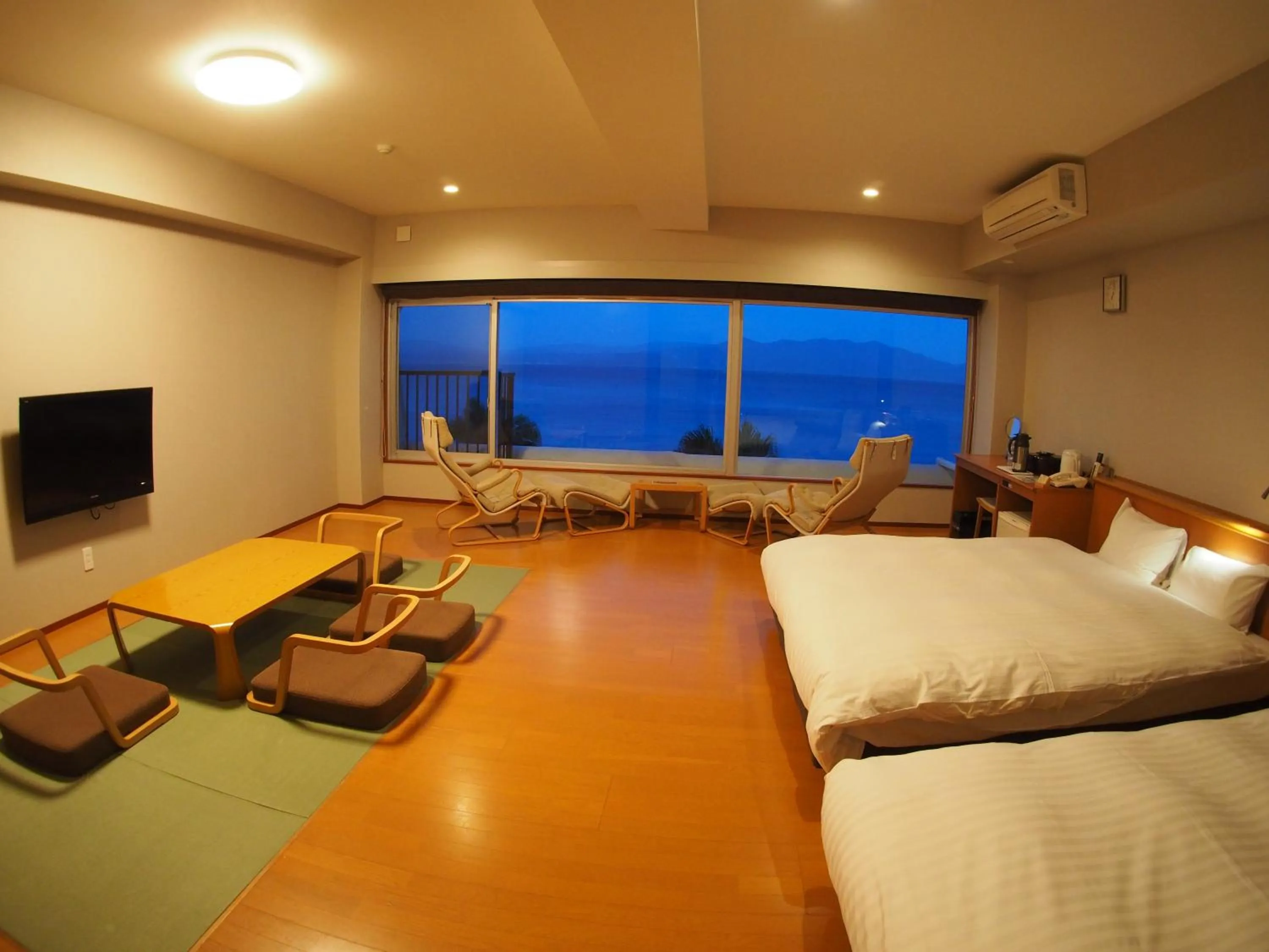 Bed in Kyukamura Ibusuki