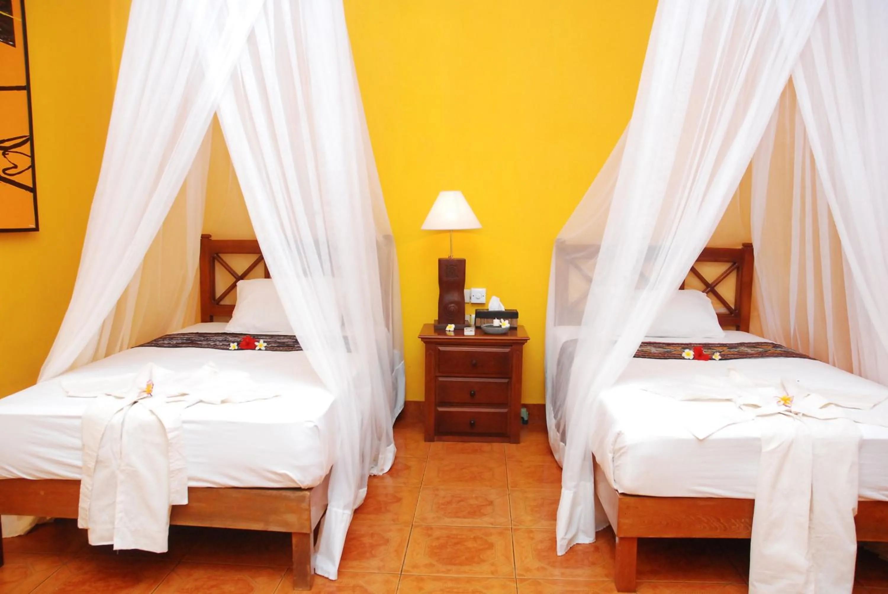 Decorative detail, Bed in Zen Resort Bali