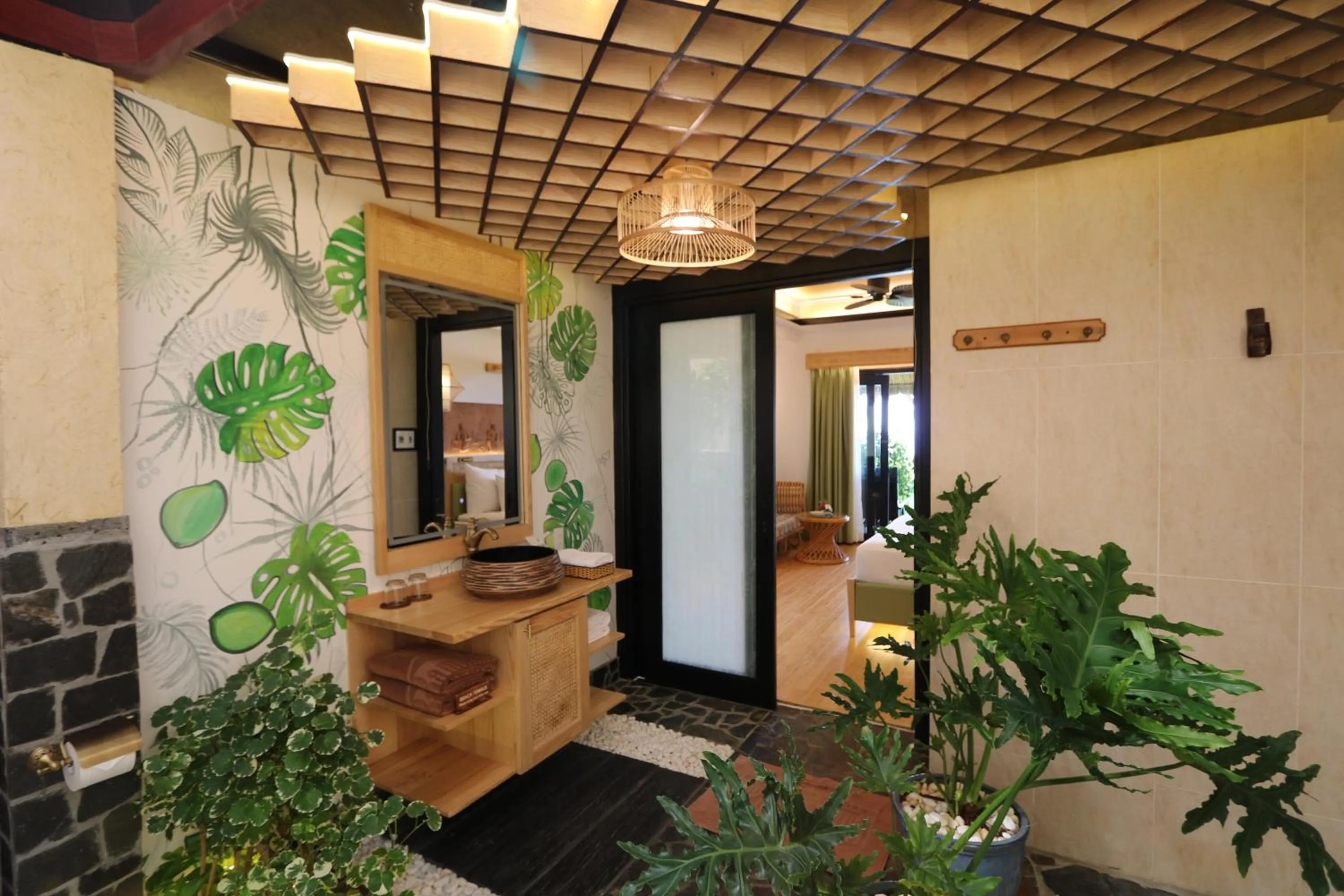 Bathroom in Bamboo Village Beach Resort & Spa