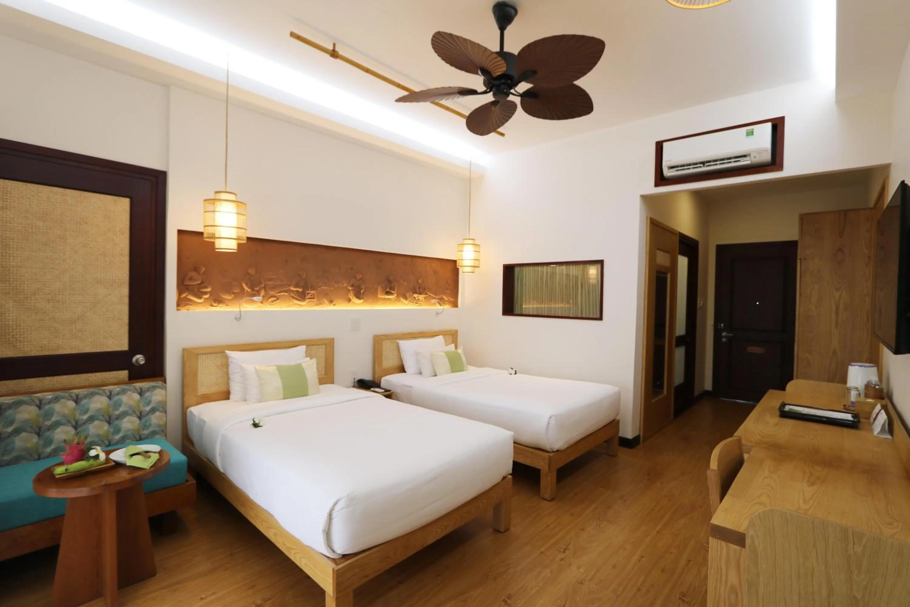 Bedroom, Bed in Bamboo Village Beach Resort & Spa