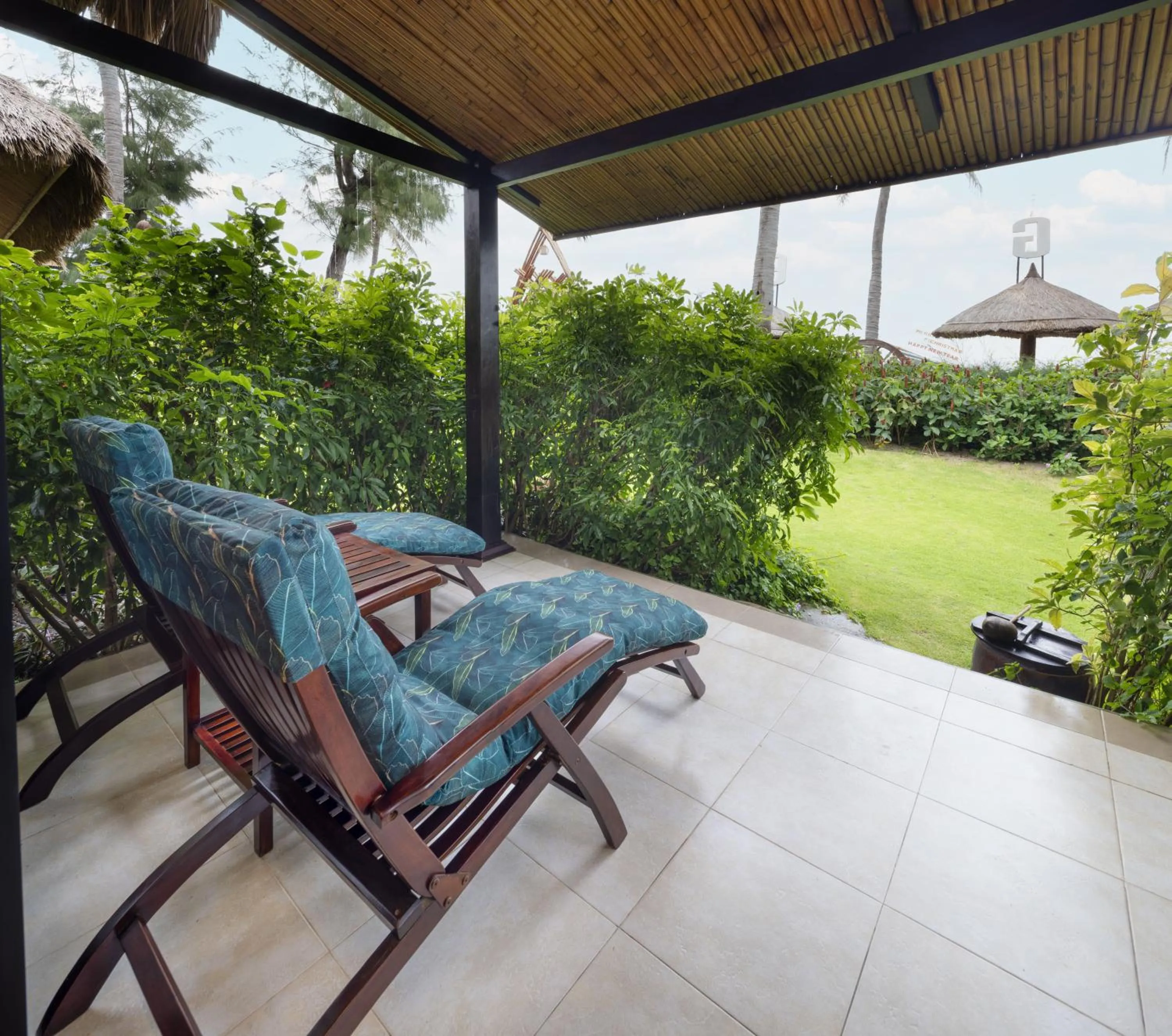 Balcony/Terrace in Bamboo Village Beach Resort & Spa