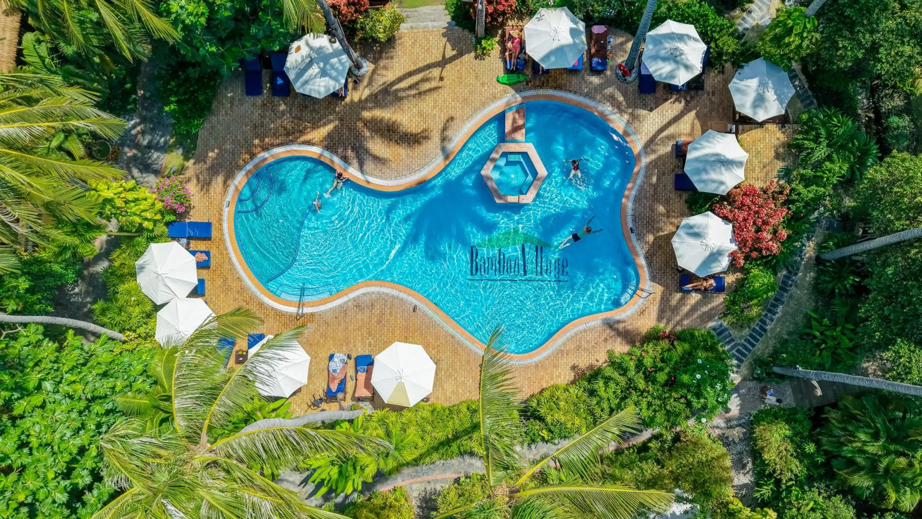 Swimming pool in Bamboo Village Beach Resort & Spa