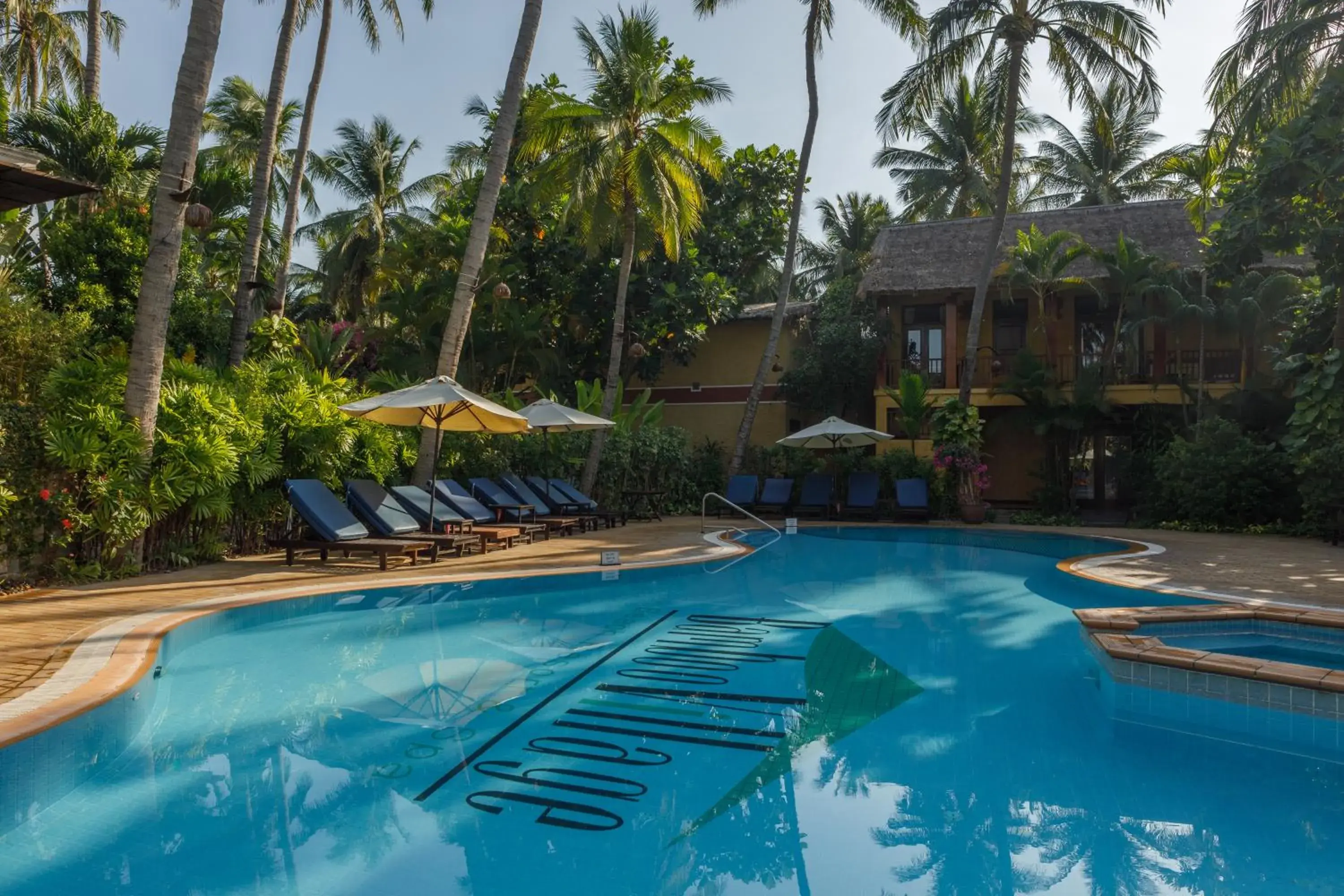 Swimming pool in Bamboo Village Beach Resort & Spa Swimming pool in Bamboo Village Beach Resort & Spa