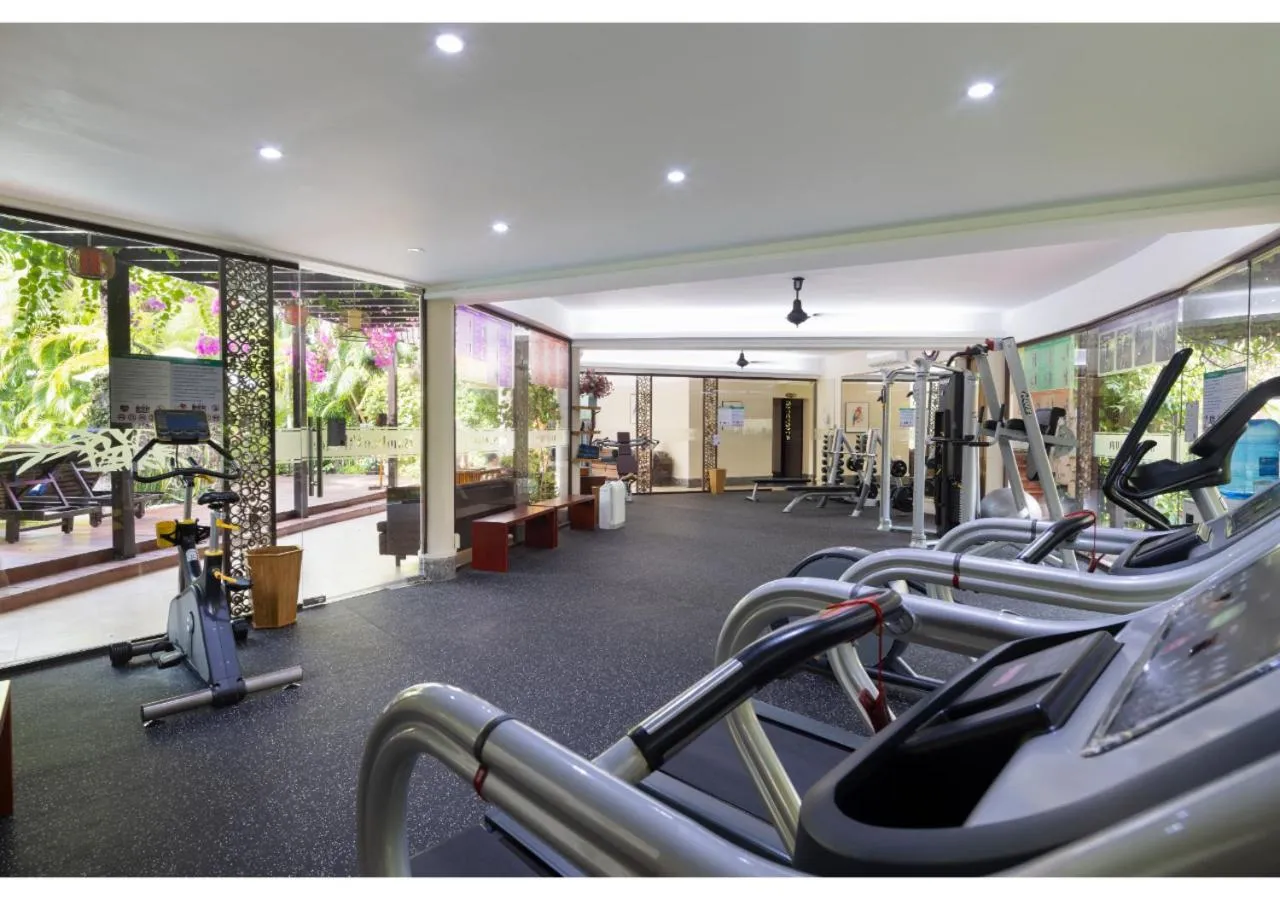 Fitness centre/facilities in Bamboo Village Beach Resort & Spa