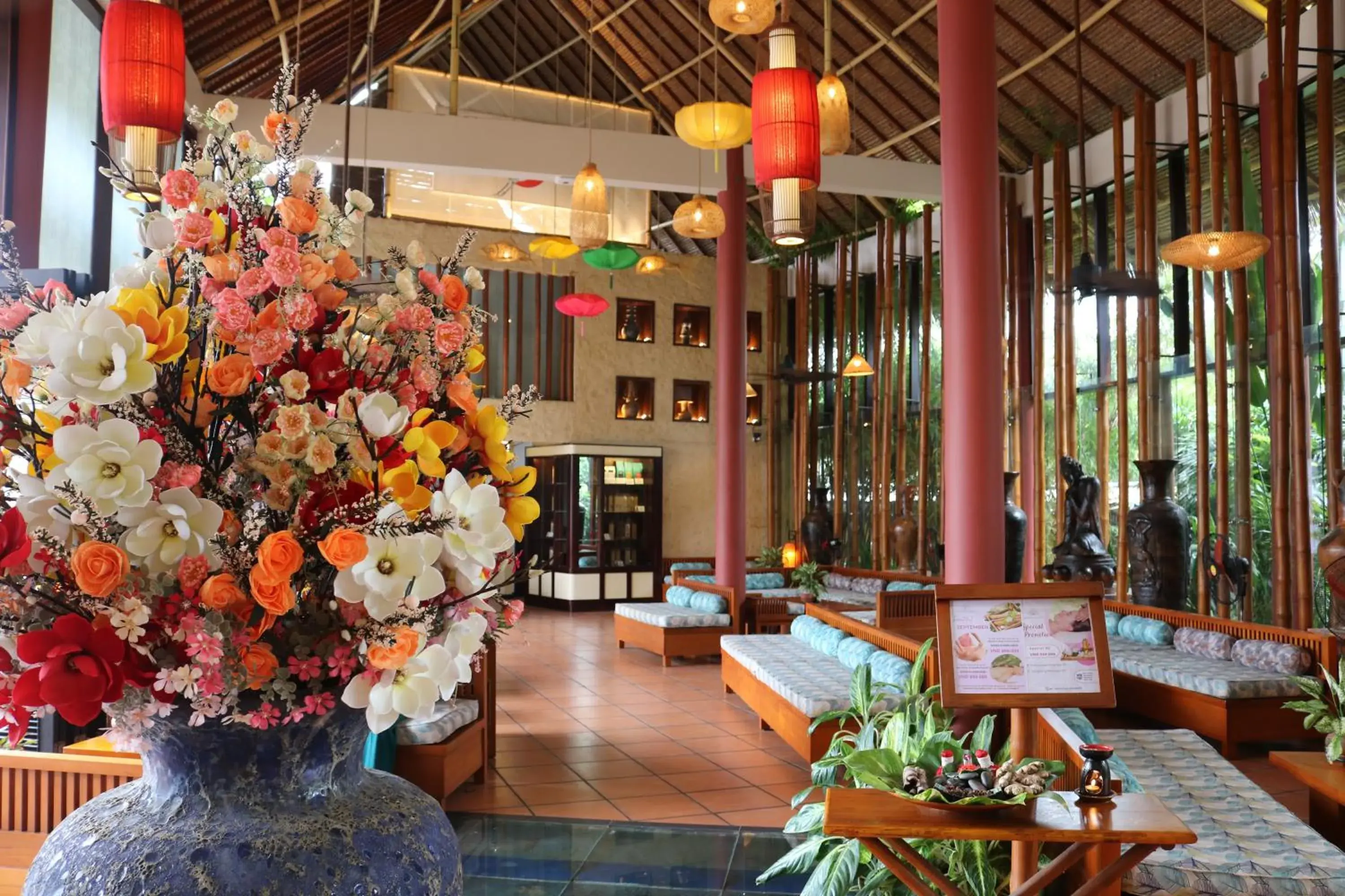 Lobby or reception in Bamboo Village Beach Resort & Spa Lobby or reception in Bamboo Village Beach Resort & Spa