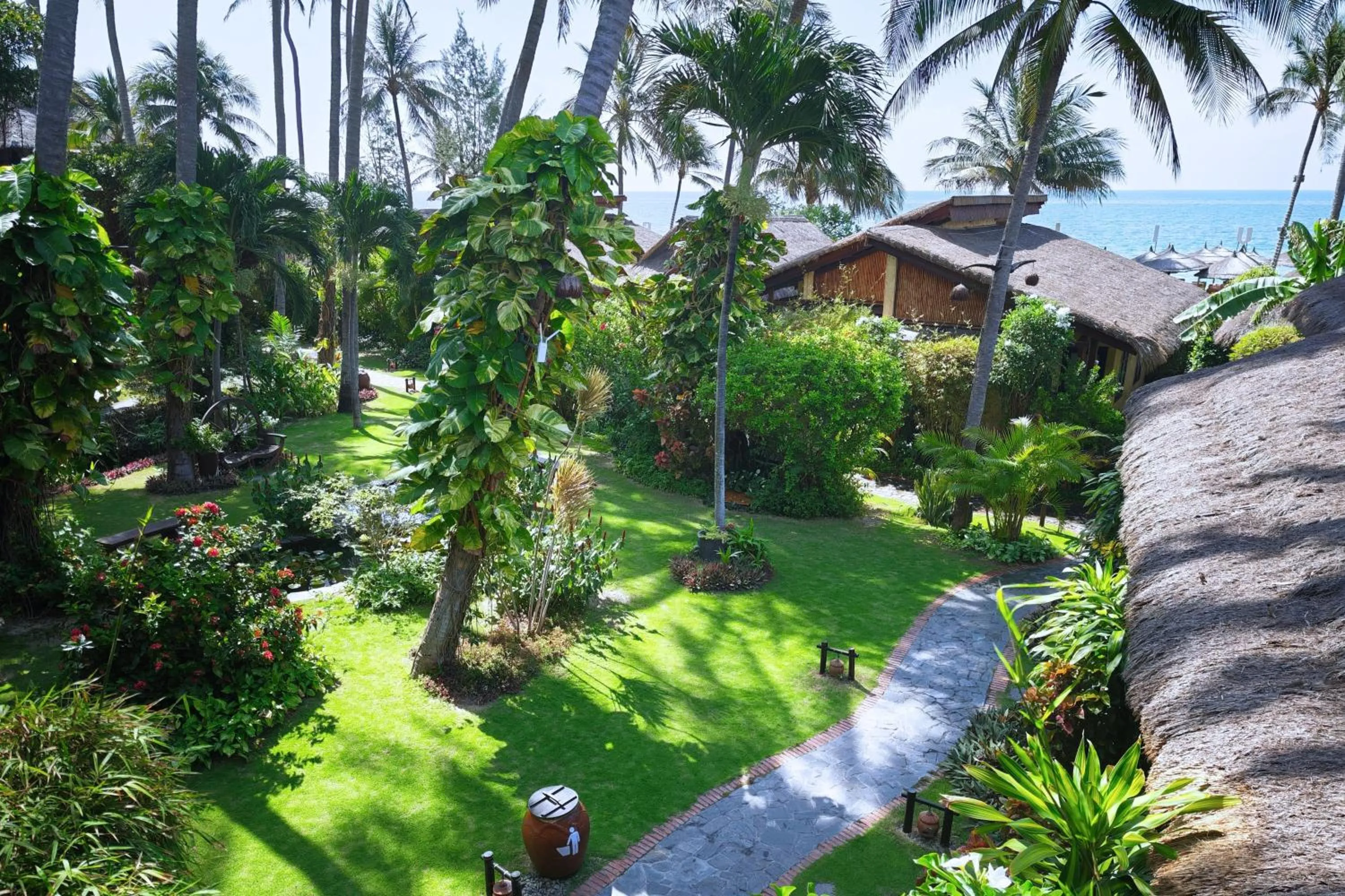 Garden view in Bamboo Village Beach Resort & Spa