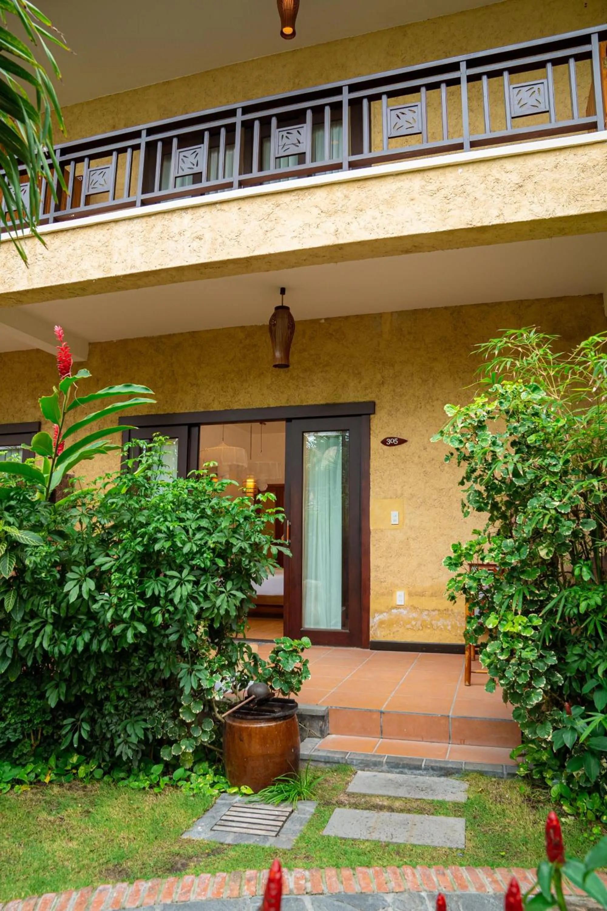 Balcony/Terrace in Bamboo Village Beach Resort & Spa