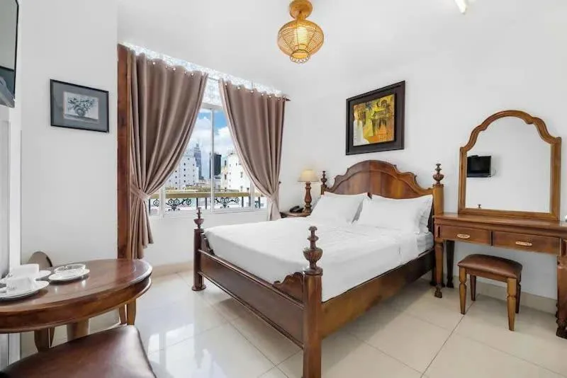 Bed in Halo Boutique Ben Thanh Hotel