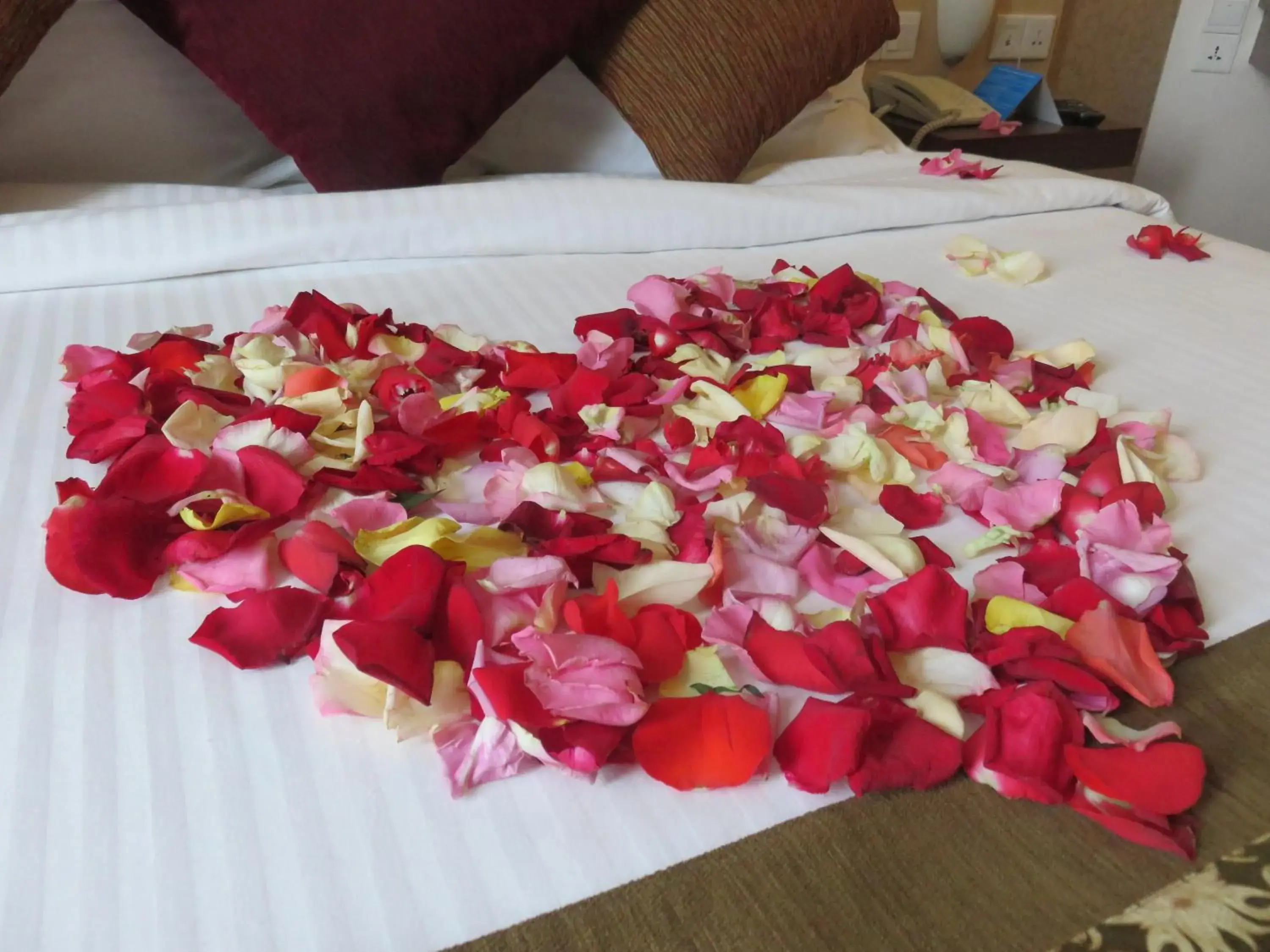 Decorative detail, Bed in RHR Hotel Kajang Decorative detail, Bed in RHR Hotel Kajang